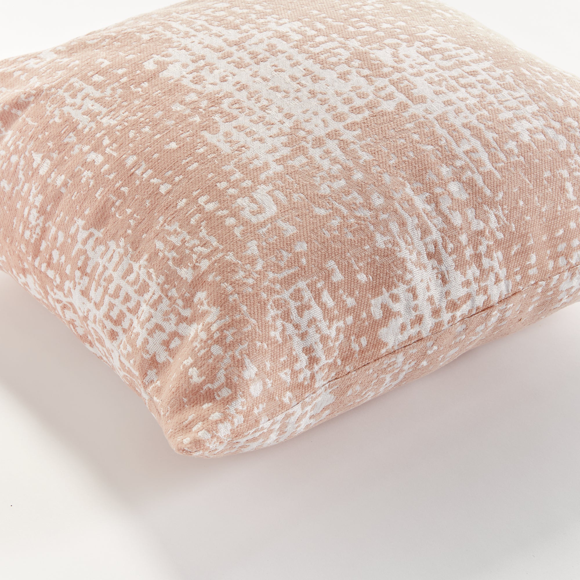 Textured Pink Throw Pillow - 24x24