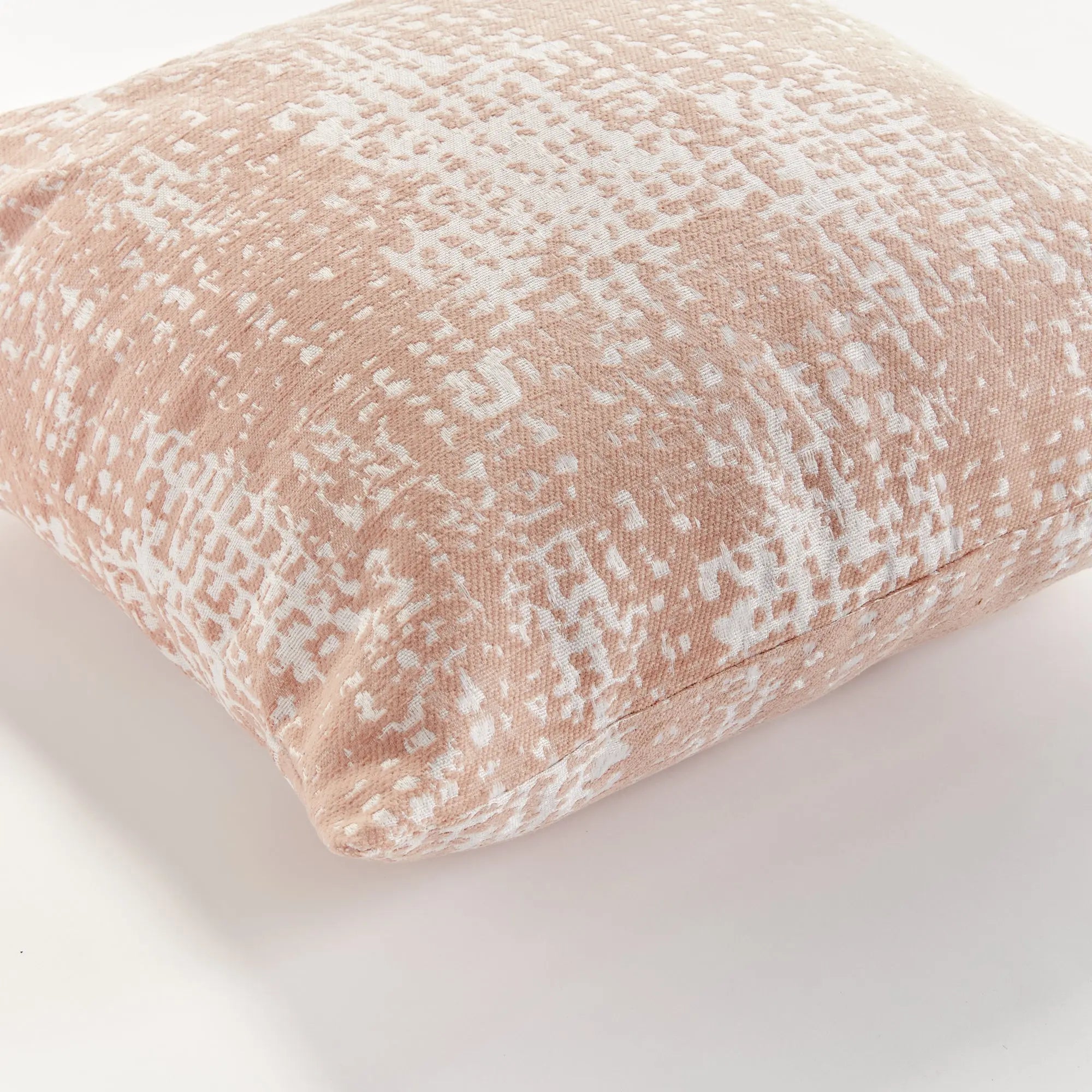 Textured Pink Throw Pillow - 24x24