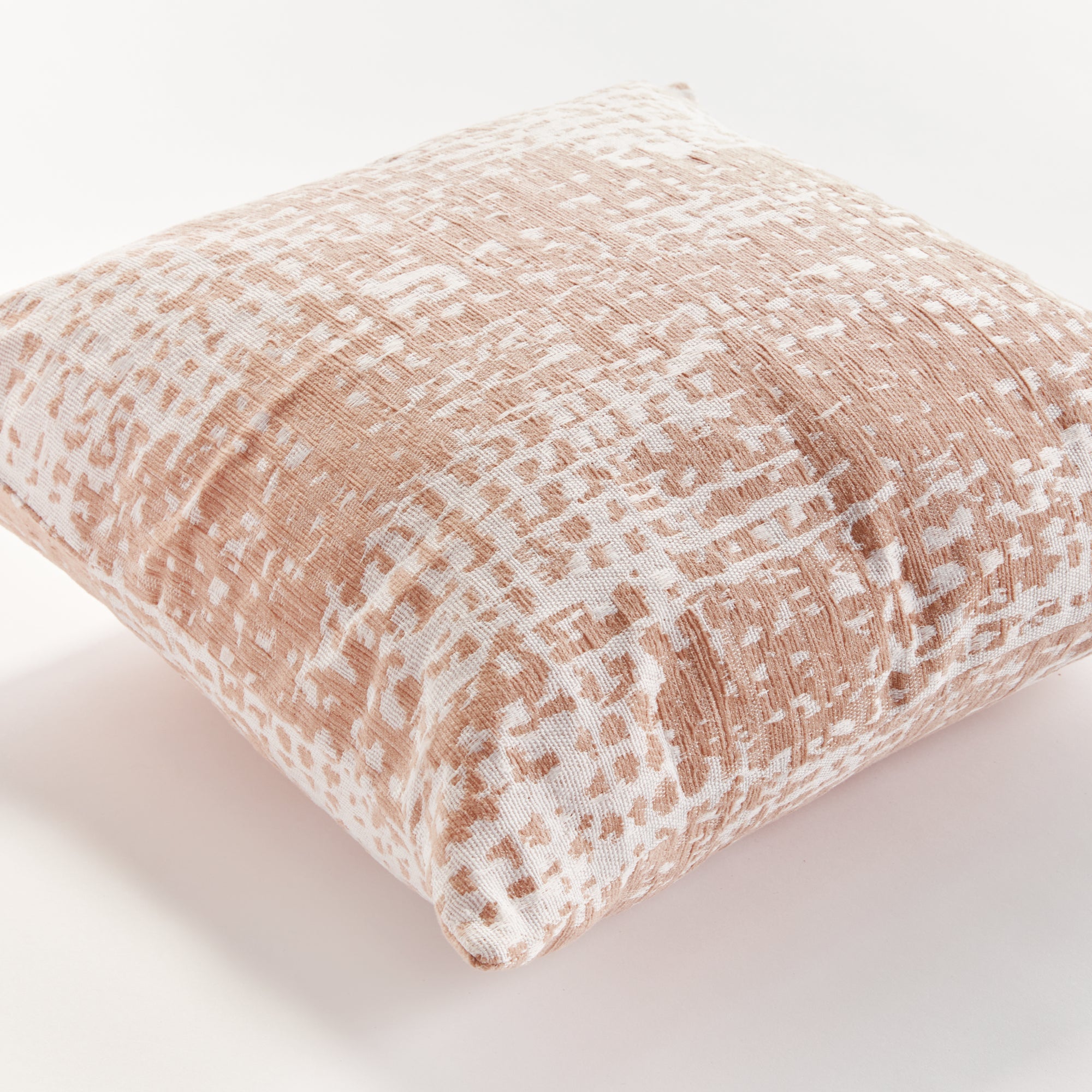 Textured Pink Throw Pillow -20x20