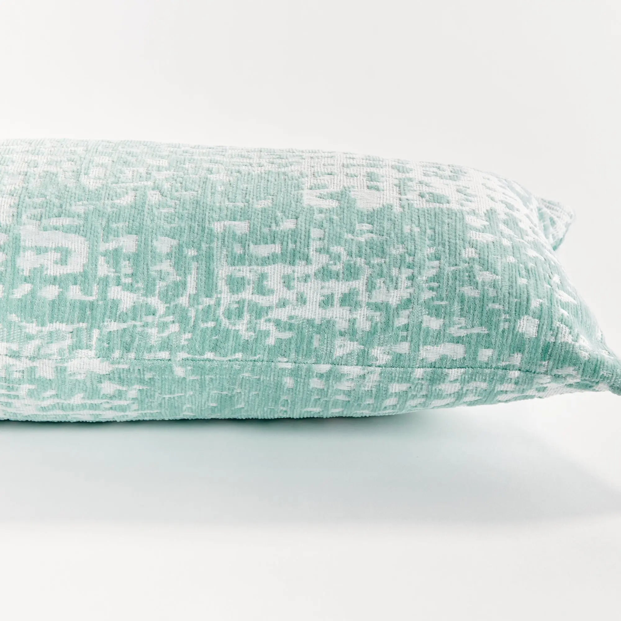 Hana indoor-outdoor pillow in seafoam