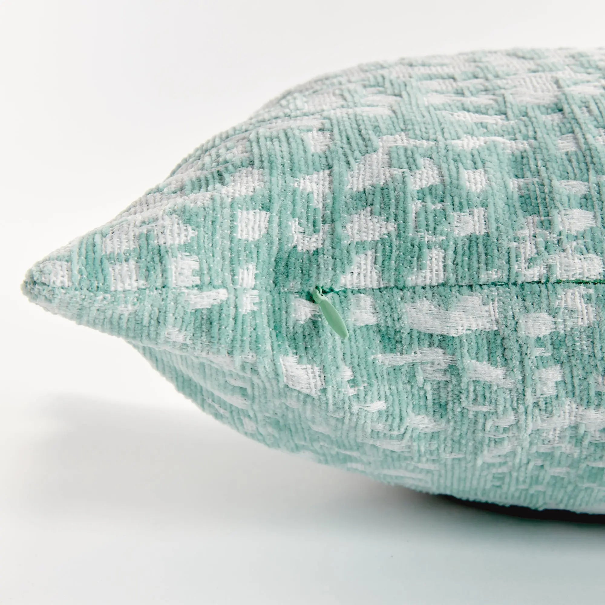 Hana indoor-outdoor pillow in seafoam