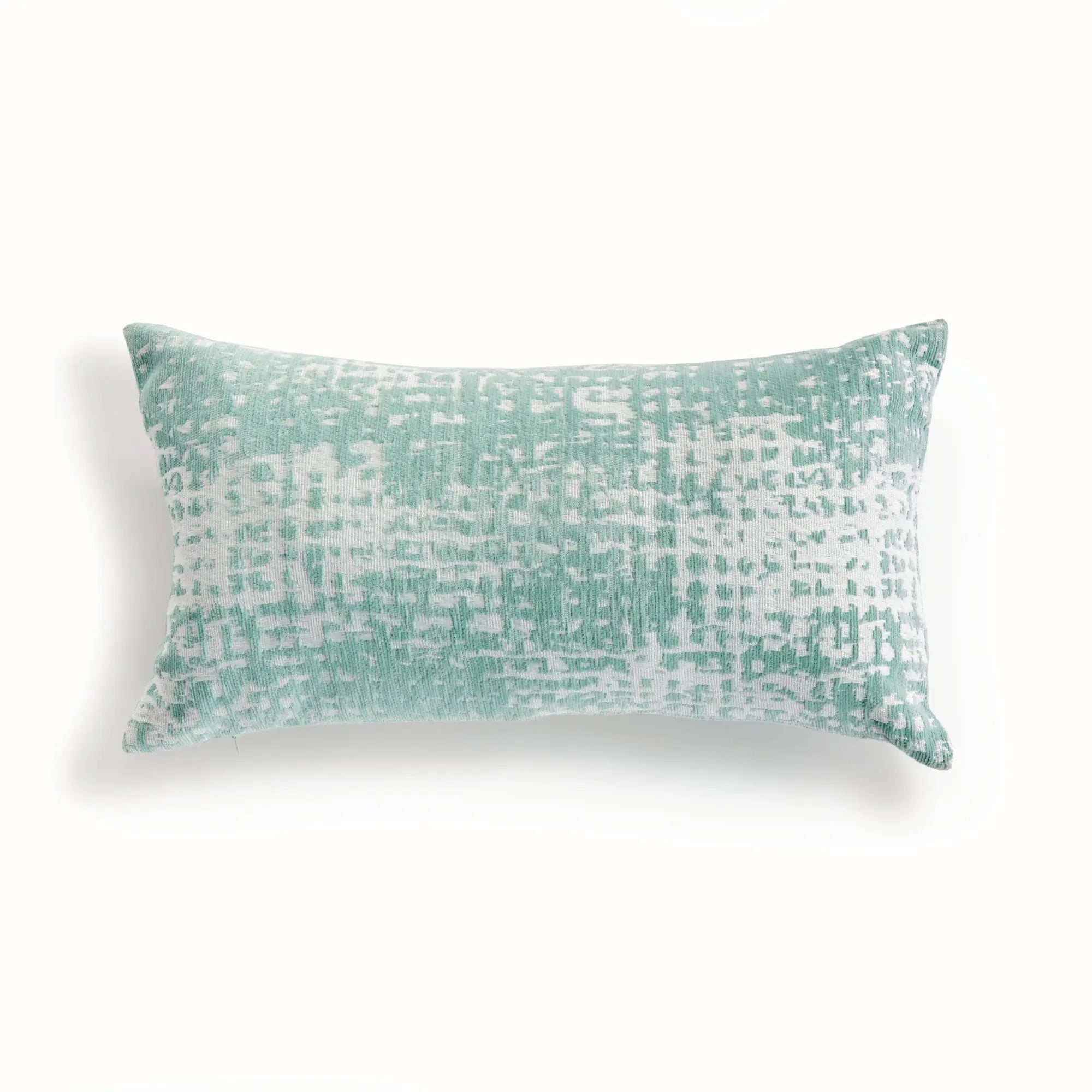 Hana indoor-outdoor pillow in seafoam