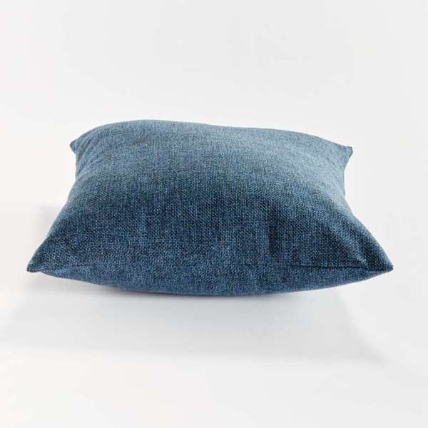 Bevin Indoor-Outdoor Pillow - Dark Blue Jacquard | Recycled Fiber Insert Napa Home & Garden
