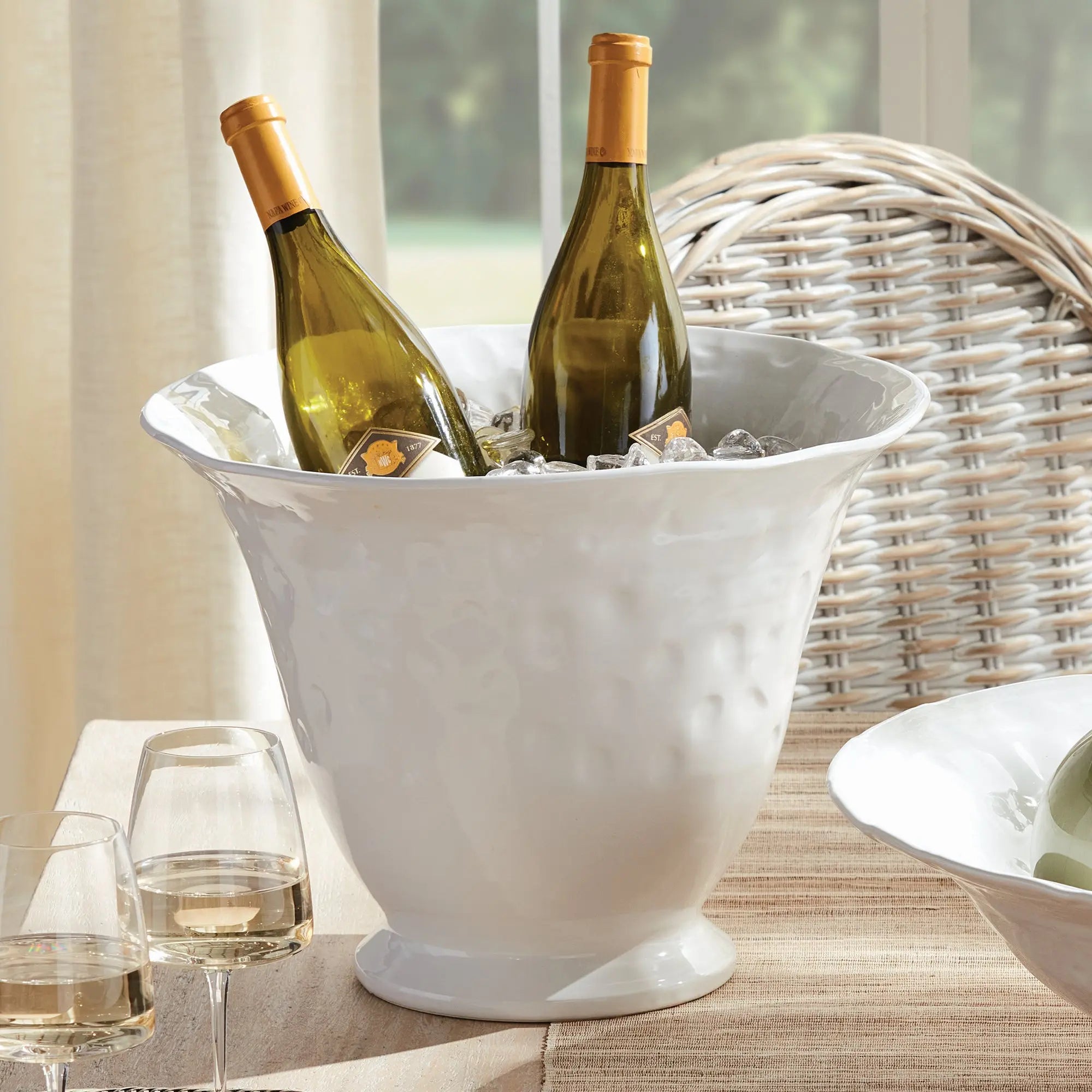 Barclay Butera Sorrento Decorative Bowl – Handmade in Italy (Tall) - Villa Decor & Design