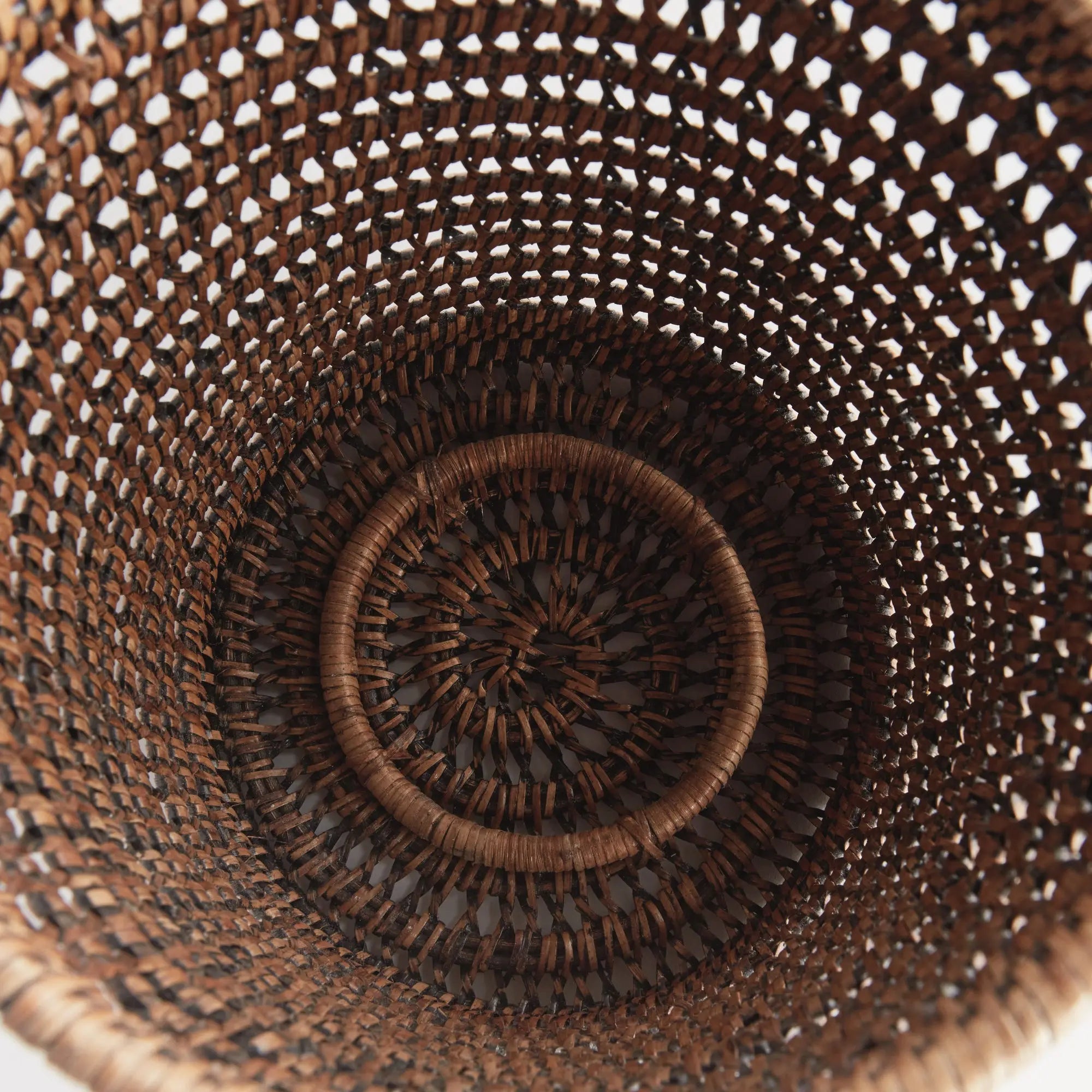 Burma Rattan Hurricane - LARGE, Warm Brown