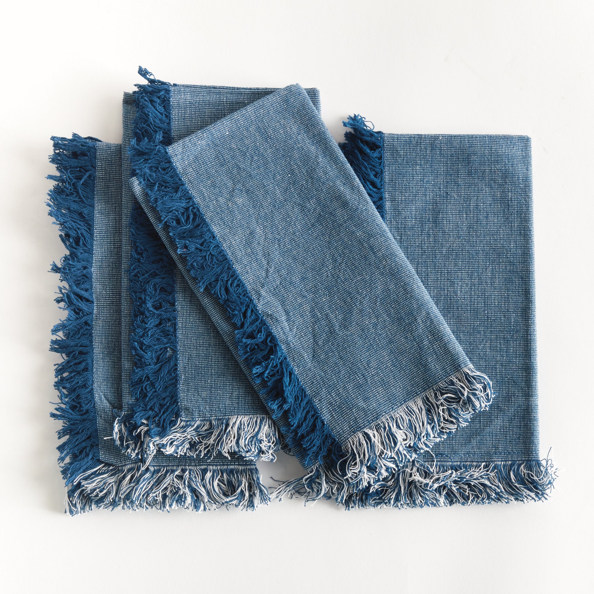 Aura Cotton Dinner Napkins - Set of 4 | Soft, Durable & Machine Washable