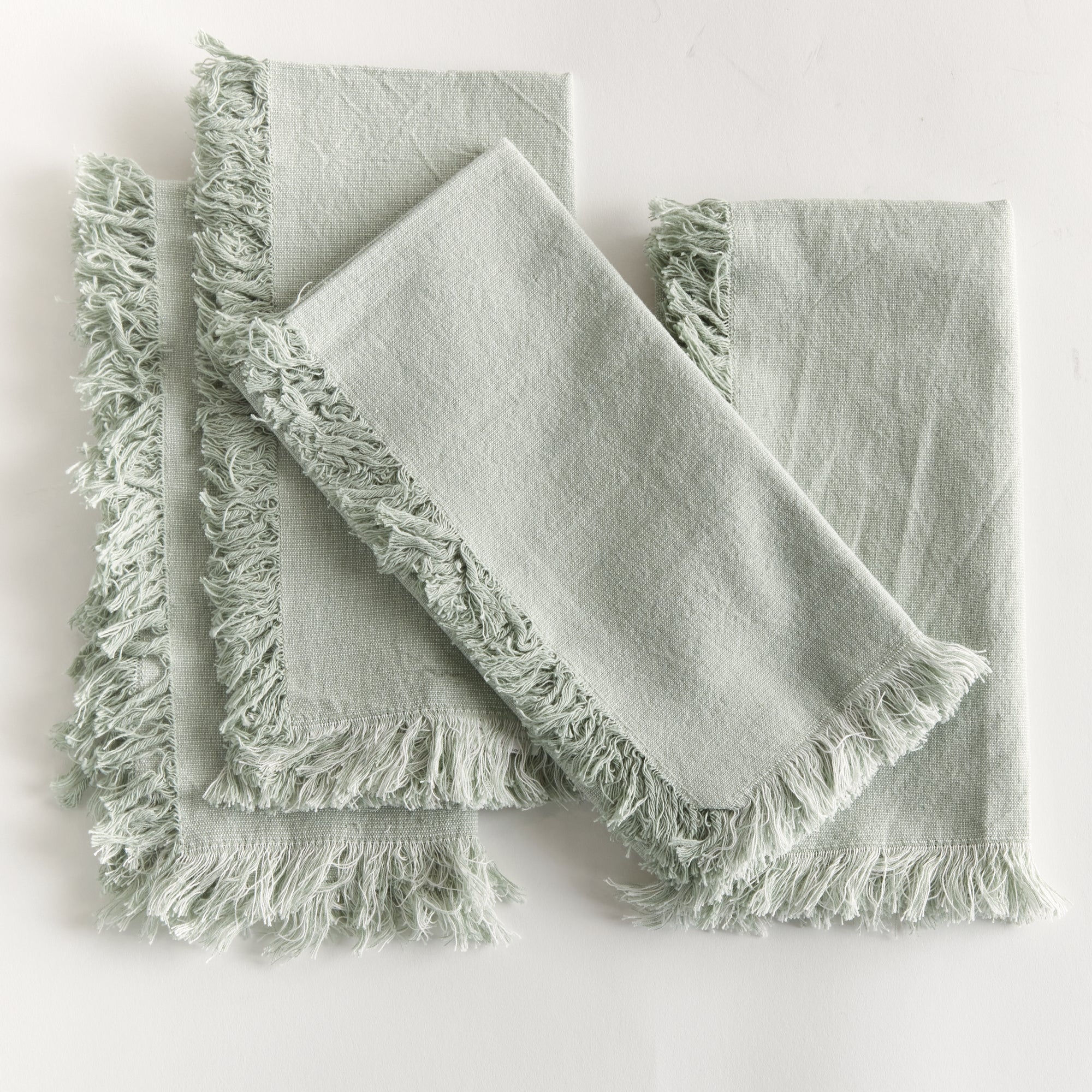 Aura Cotton Dinner Napkins - Set of 4 | Soft, Durable & Machine Washable