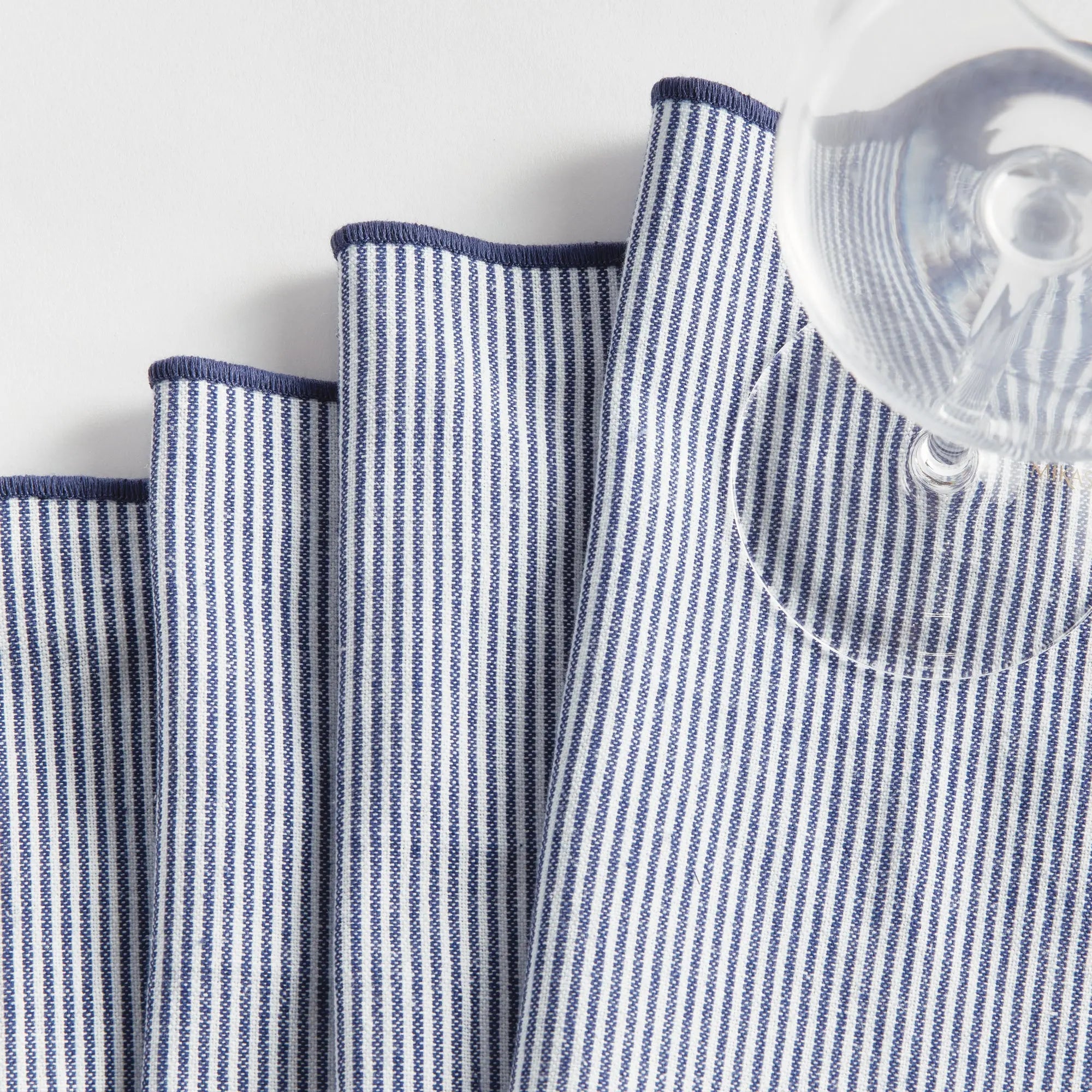 Barclay Butera Navy Cocktail Napkins Set