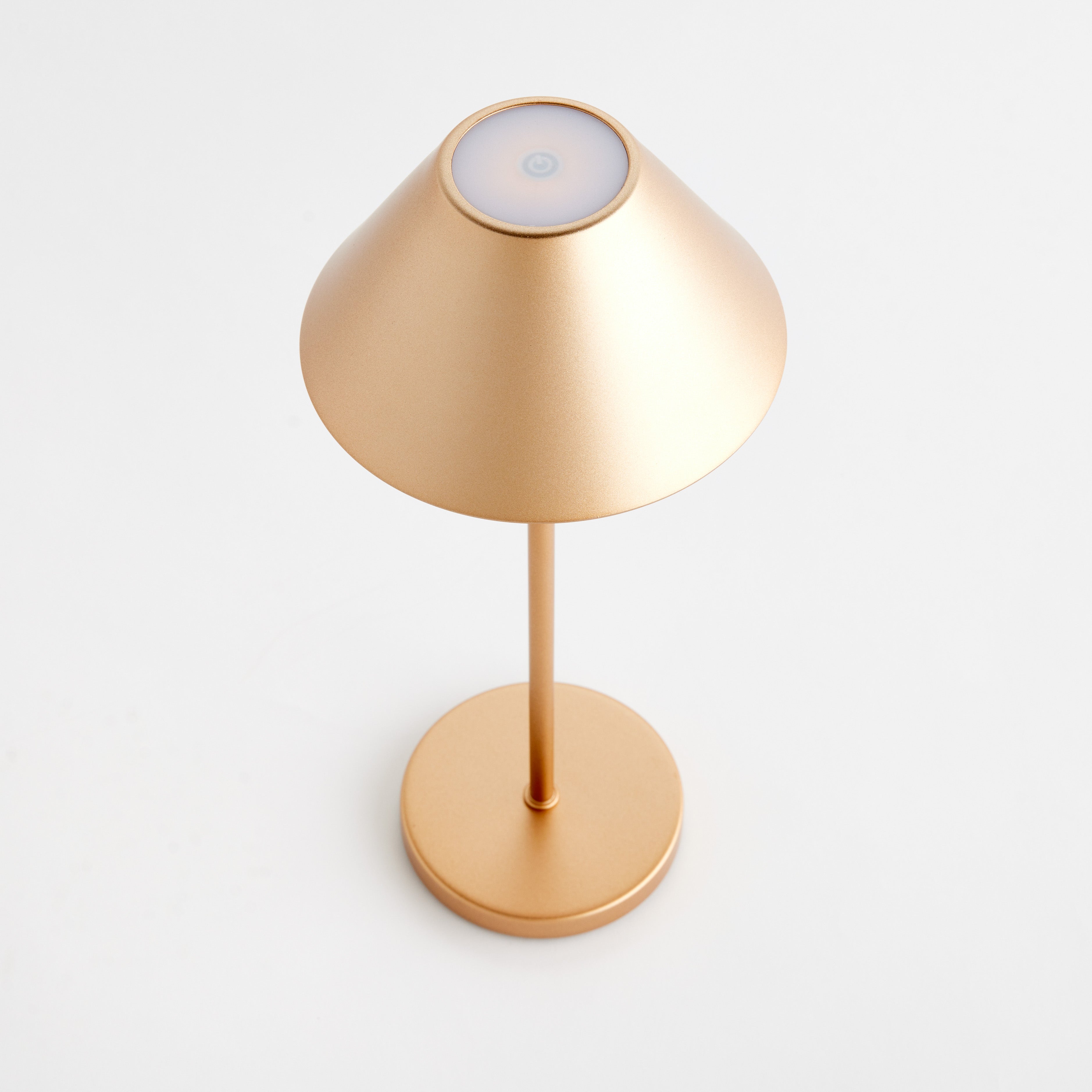 Alluna Cordless LED Lamp - 14" Stately Metal Empire Lamp (9 Colors)