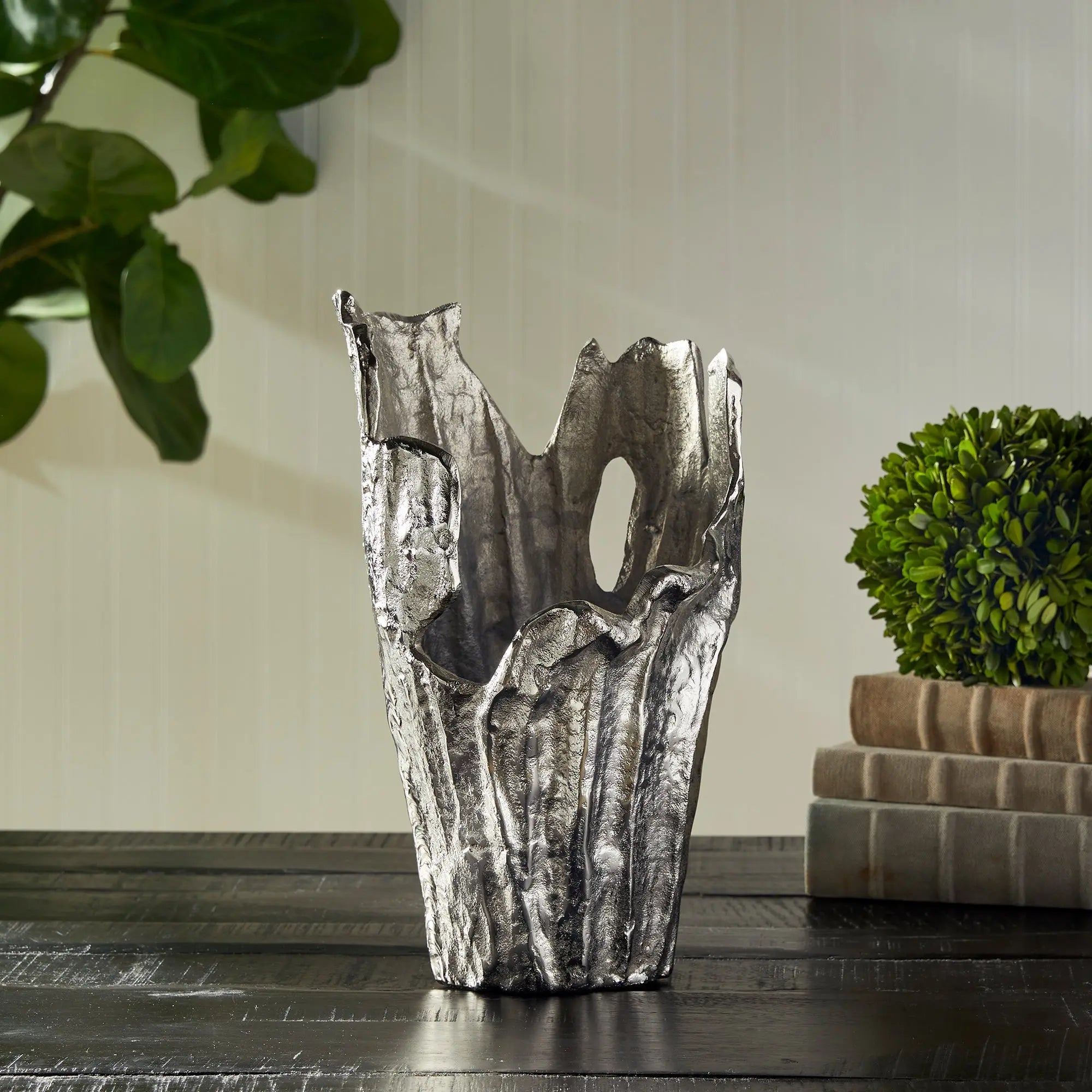 Arbre Sculptural Vase – Silver (Small)