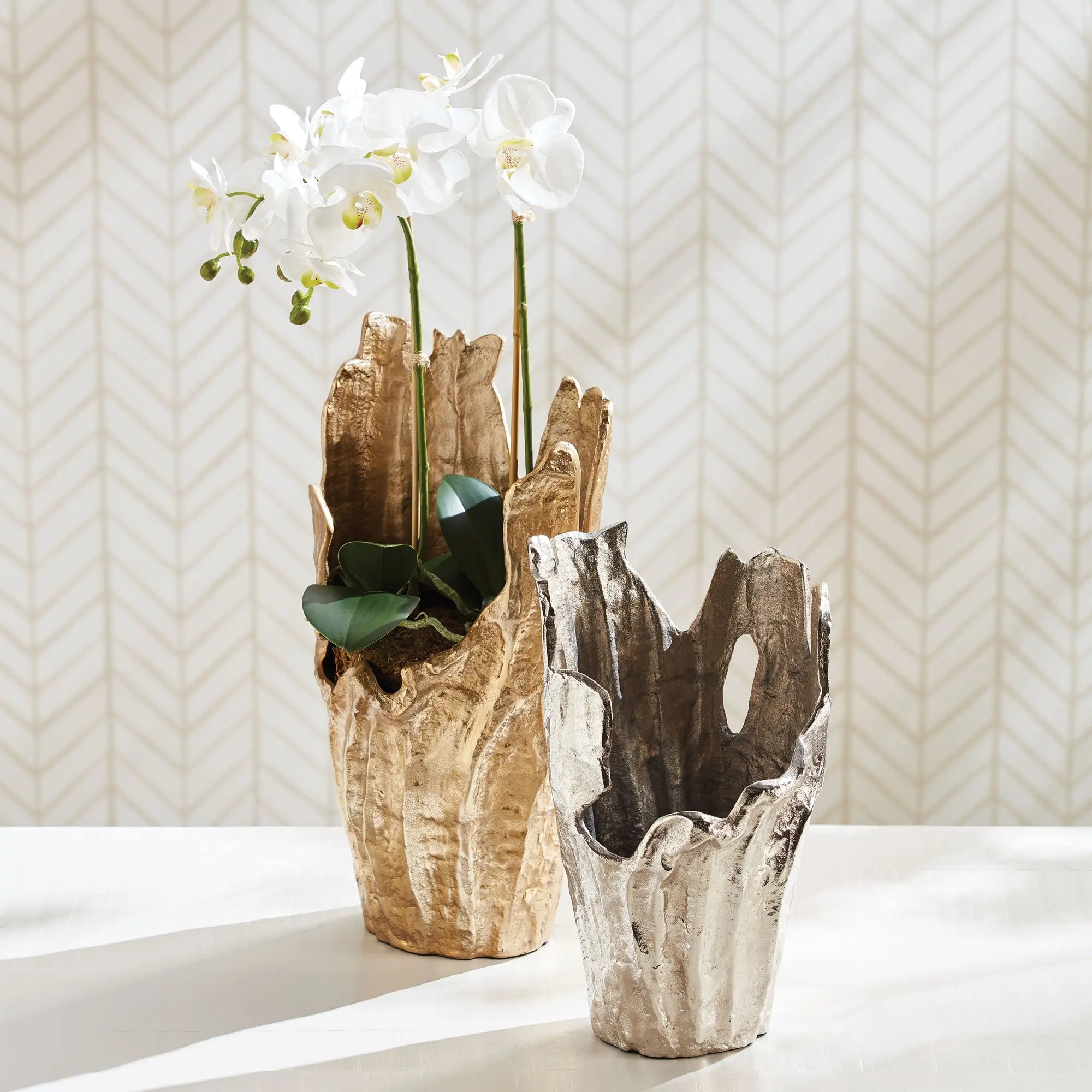 Arbre Sculptural Vase – Gold (Small)