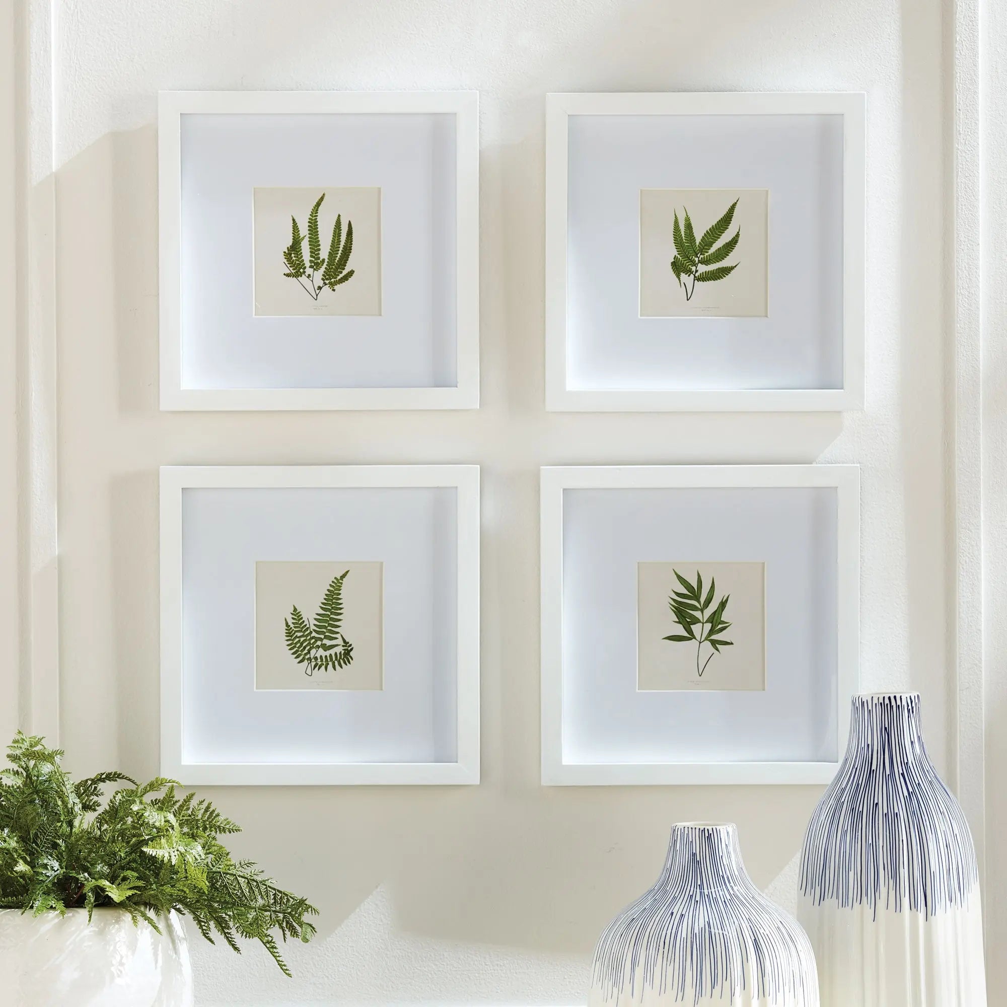 Forest Greenery Petite Prints, SET OF 4