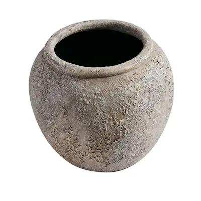 Luna Grey Vase BIDKHome