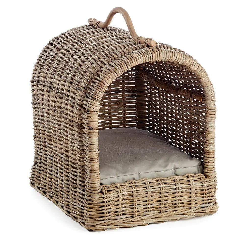 Small Normandy pet bed in stylish dove gray finish