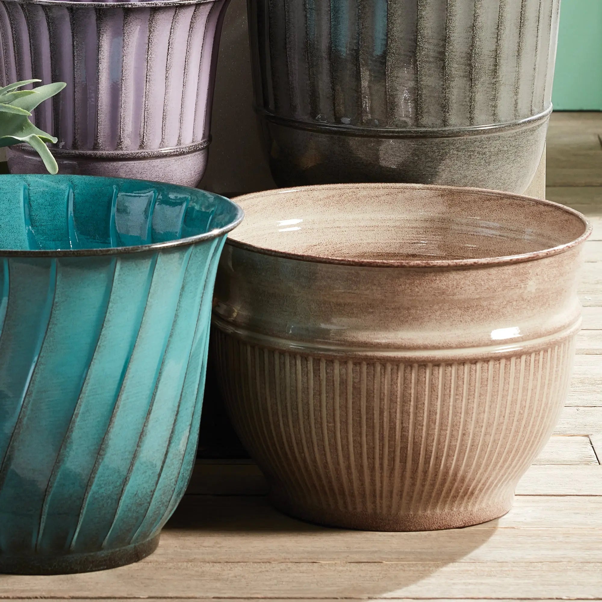 CAMELIA POTS, SET OF 3 Villa Decor & Design