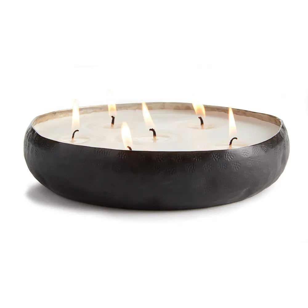 OUDH NOIR 6-WICK CANDLE TRAY Villa Decor & Design