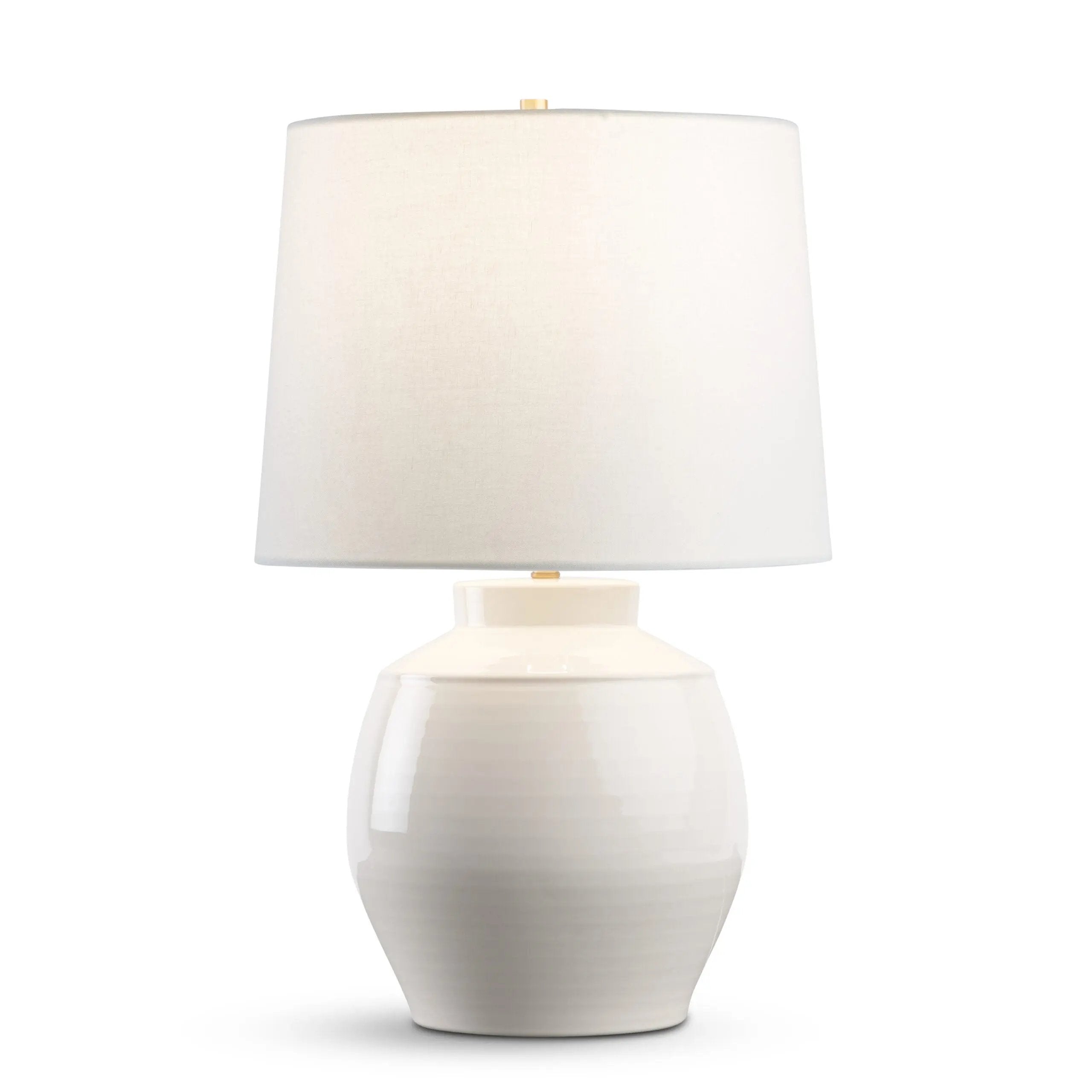 white table lamp