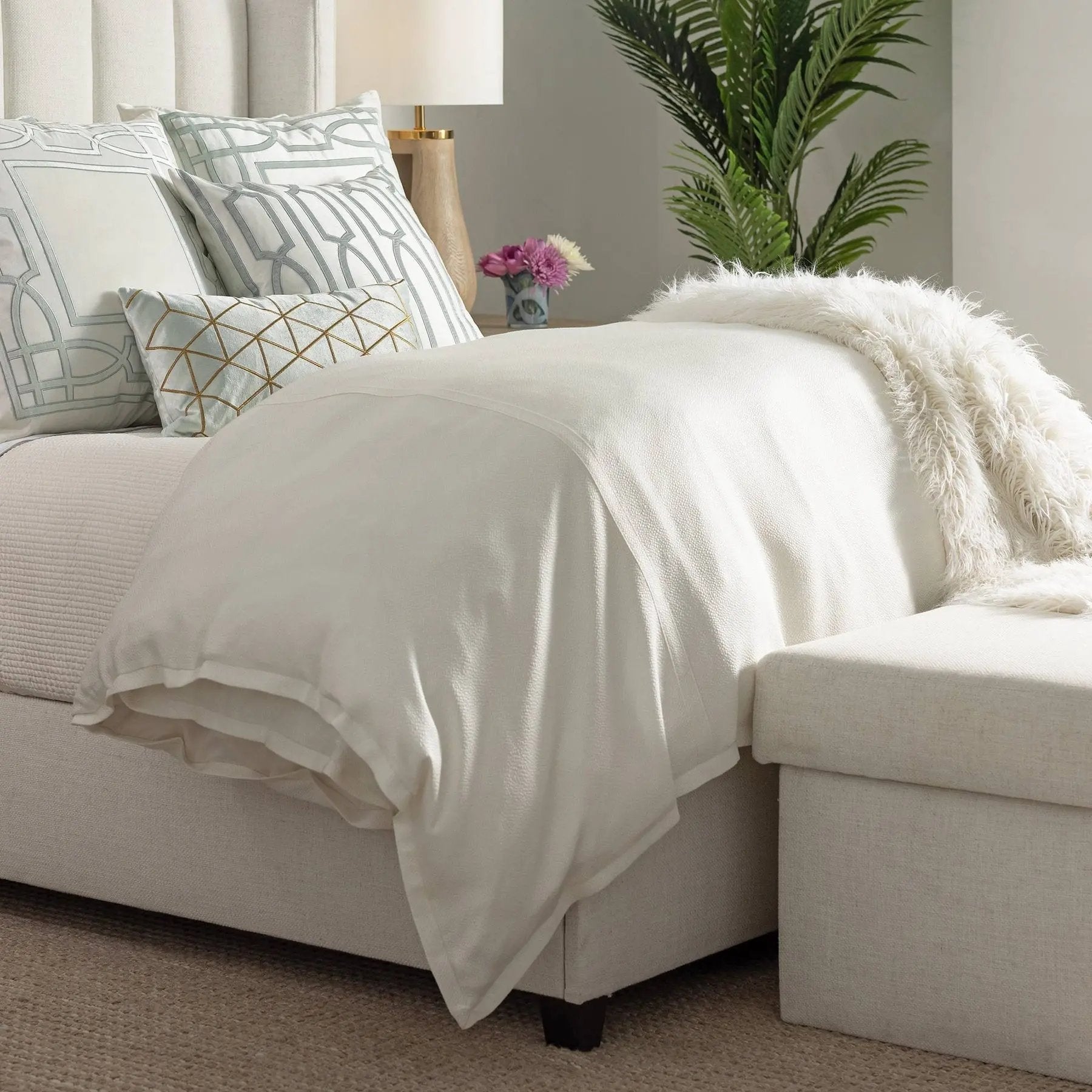 Gia Duvet Cover Cotton & Silk Lili Alessandra