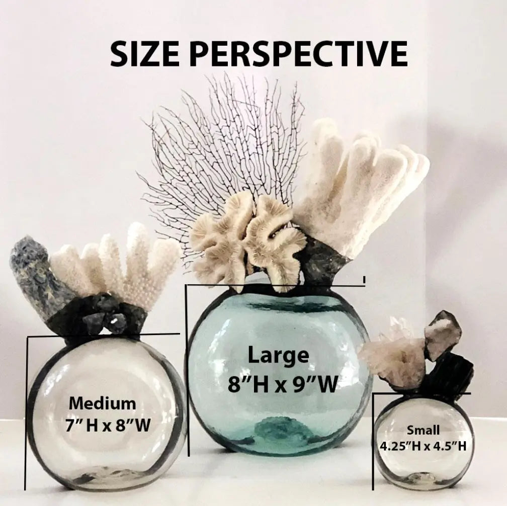 Abalone Geode Seafan Vase Jamie Dietrich Decorative Vase