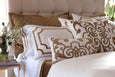 SoHo Standard Pillow with Straw Velvet Trim - Villa Decor Design & Style - 2