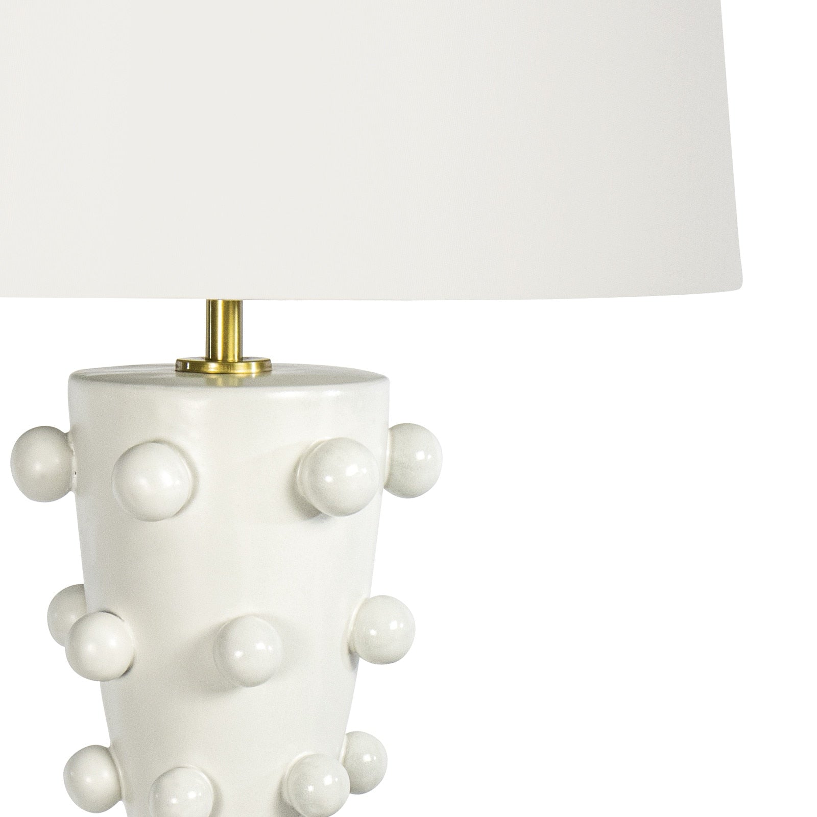 Regina Andrew Pom Pom Ceramic Table Lamp White
