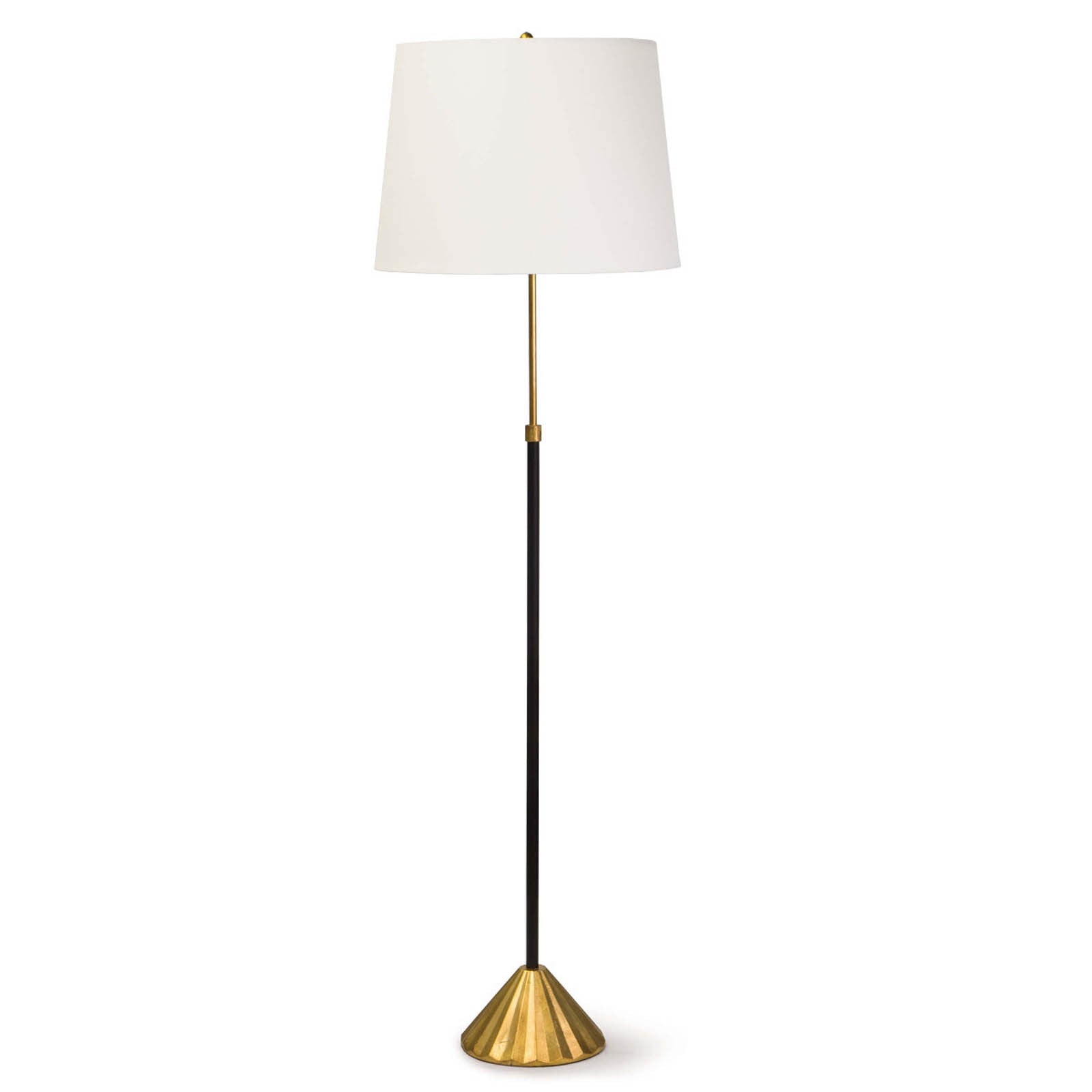 Regina Andrew Parasol Floor Lamp gold and black