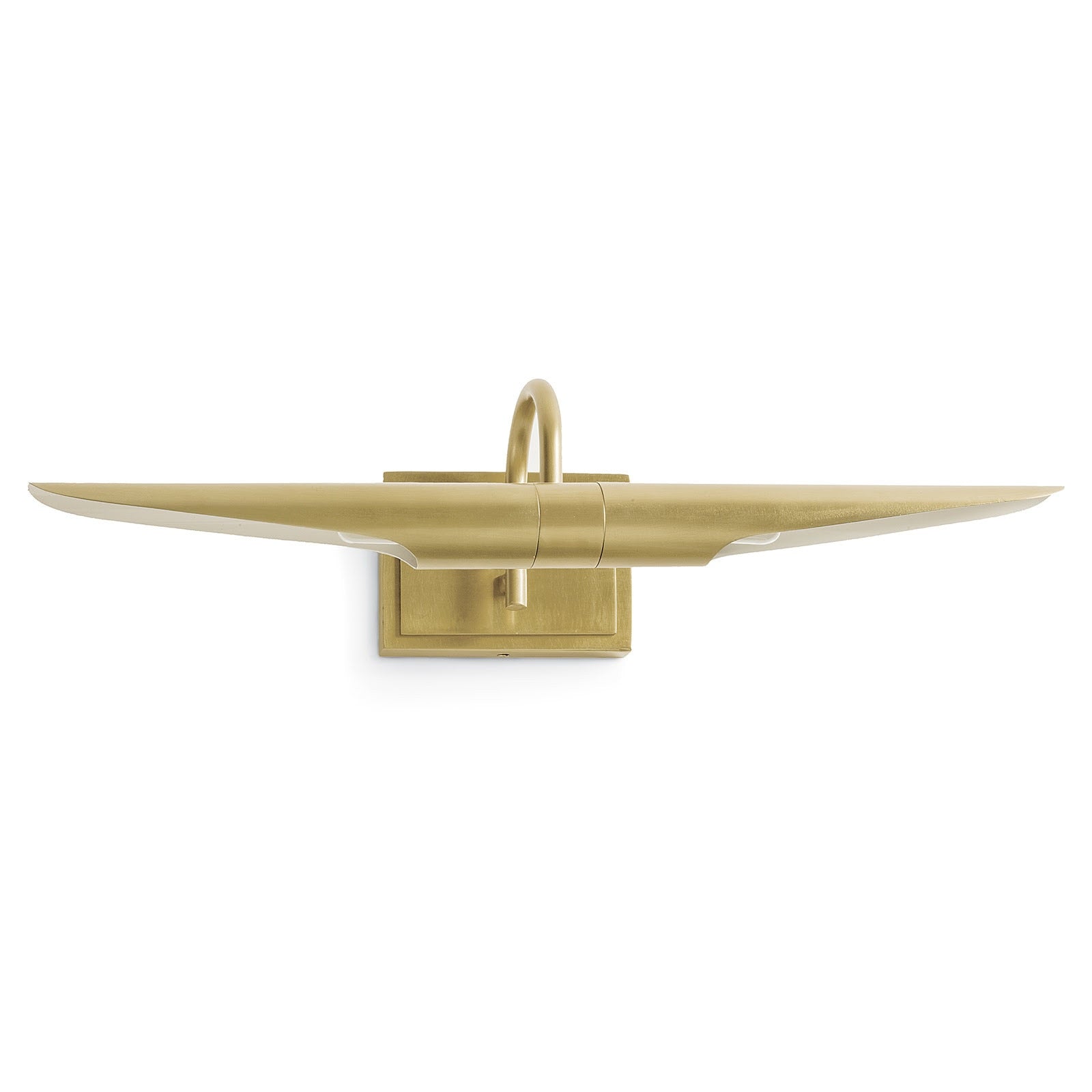 Redford Picture Light (Small or Large) – Natural Brass, Oil Rubbed Bronze, or Polished Nickel
