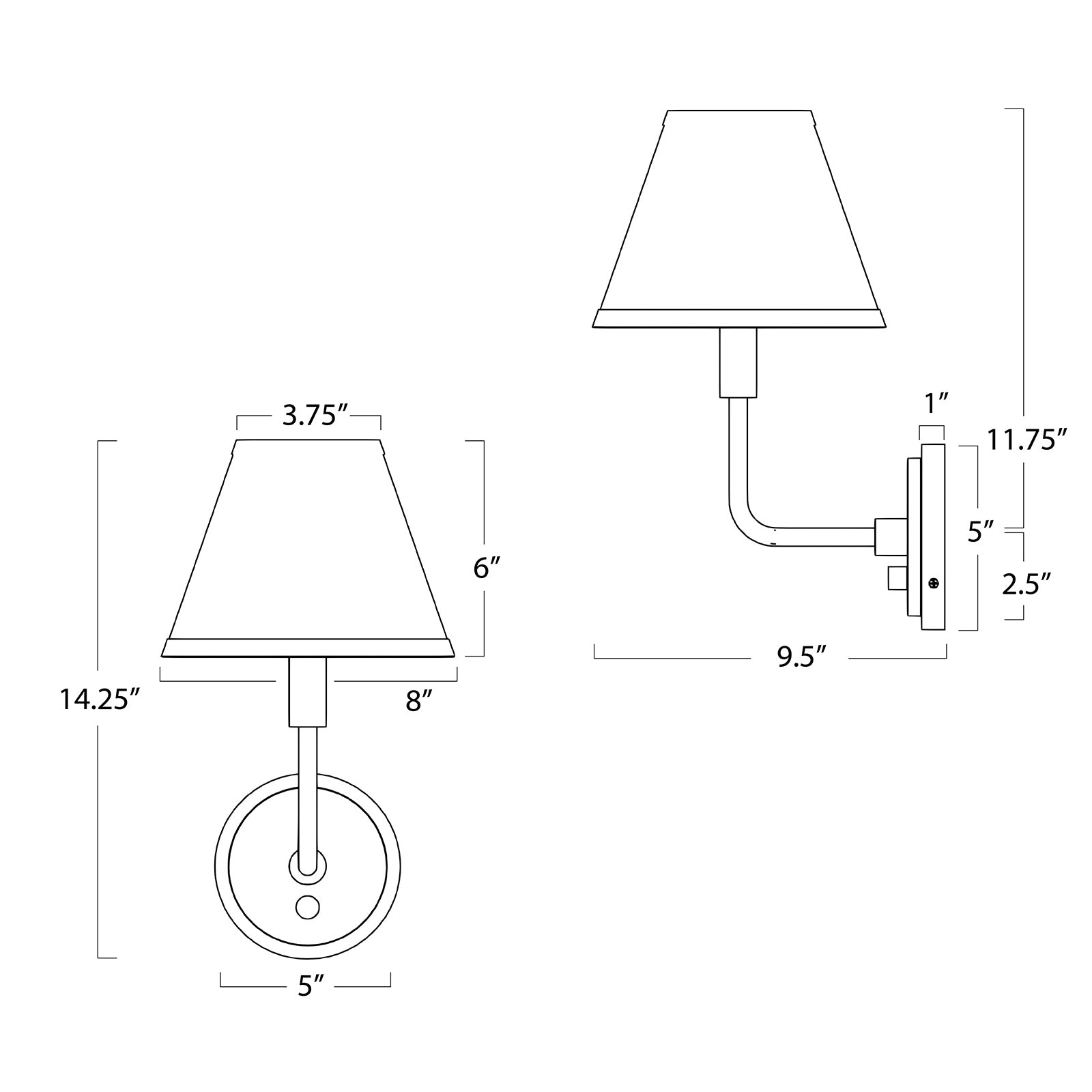 Polly Sconce Single