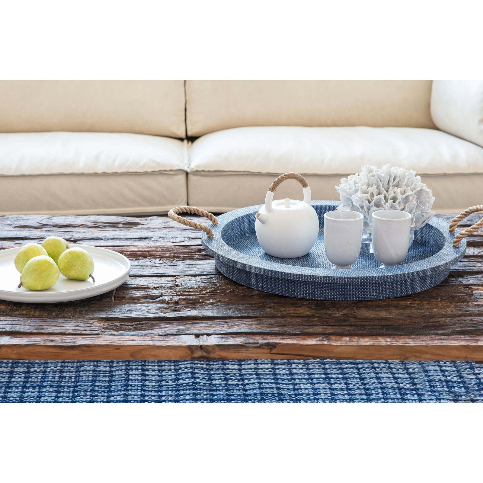 Aegean Serving Tray - Faux Rattan Finish | Multiple Colors Regina Andrew