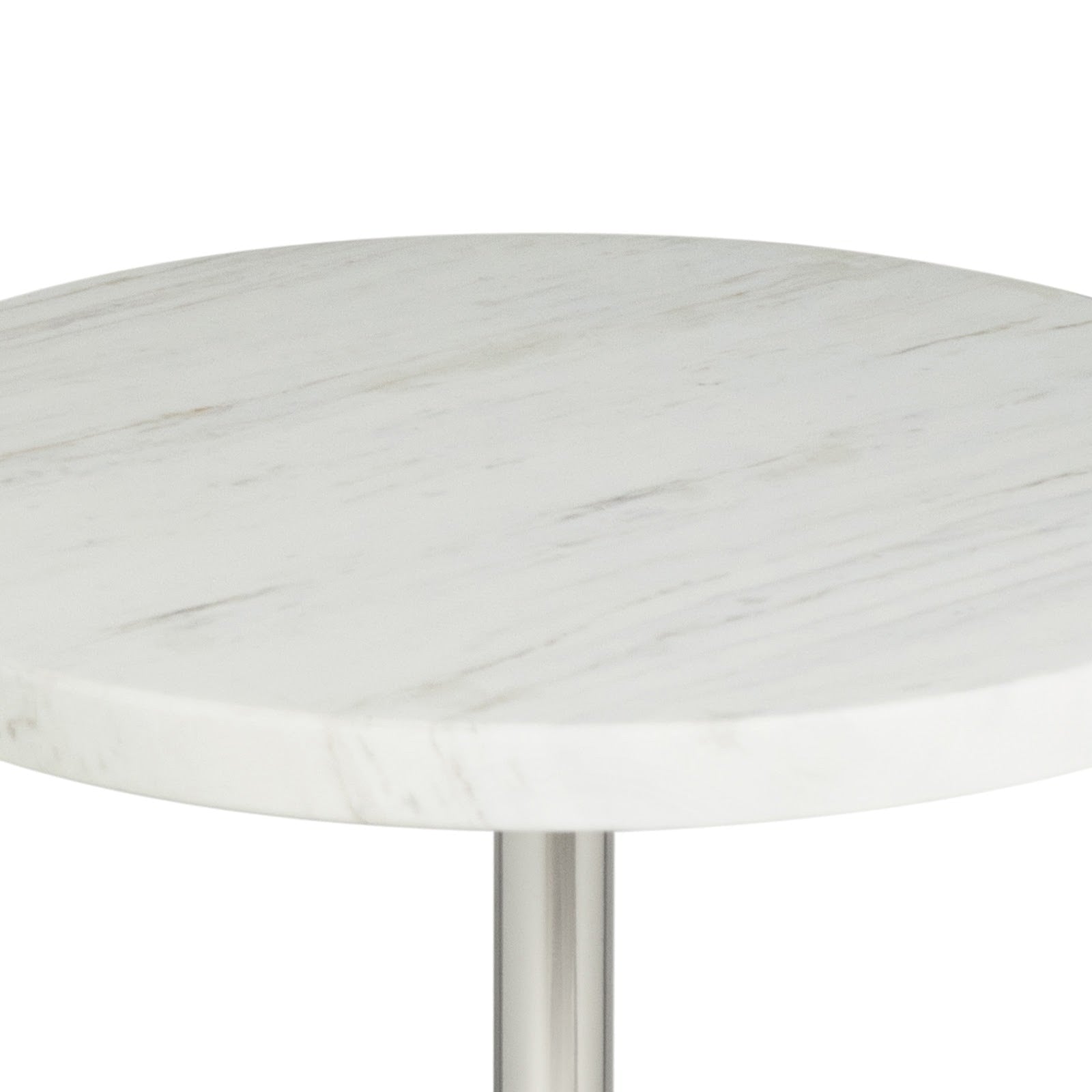 Arthur Accent Table - Round Marble & Goblet Base Side Table - Villa Decor & Design