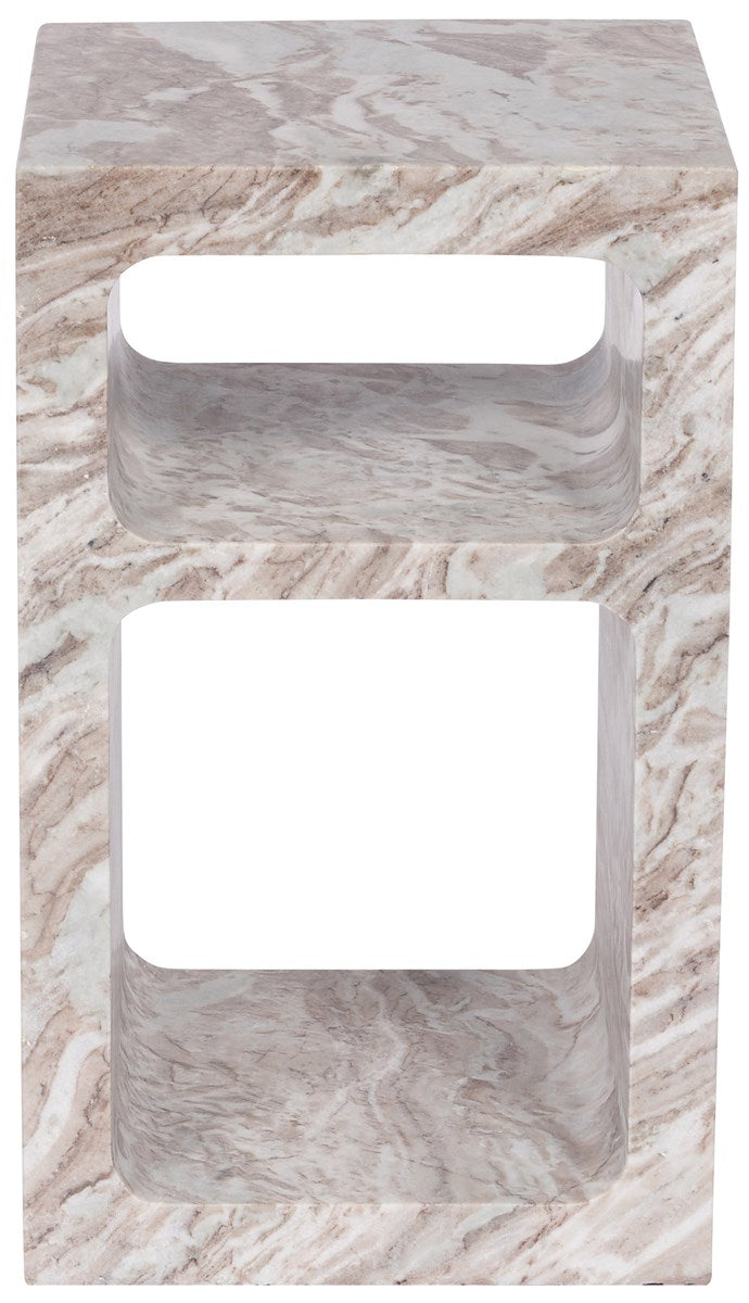 Rome Spot Table Toronto Stone marble by Vanguard Furniture