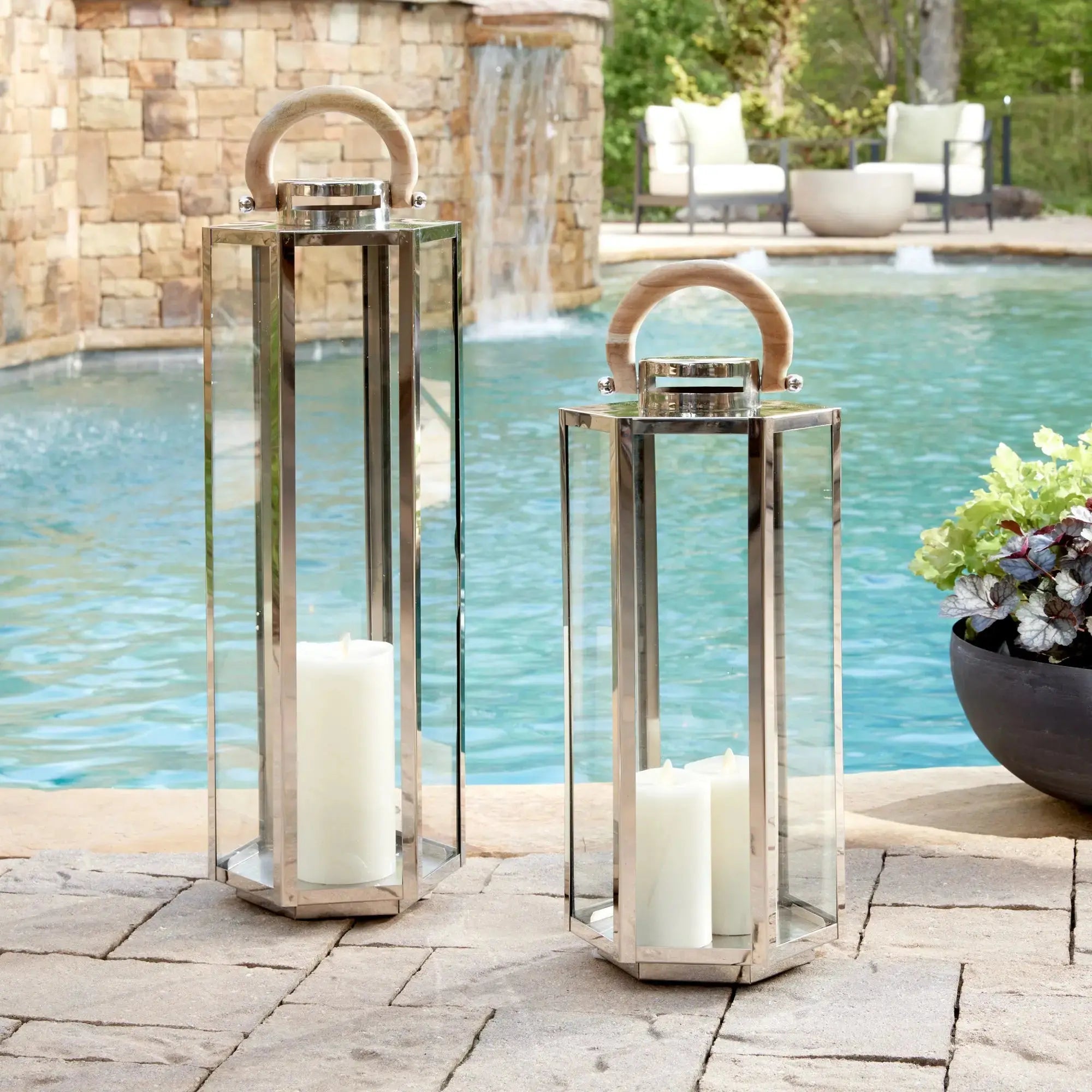 DOCKSIDE OUTDOOR LANTERN LARGE Villa Decor & Design