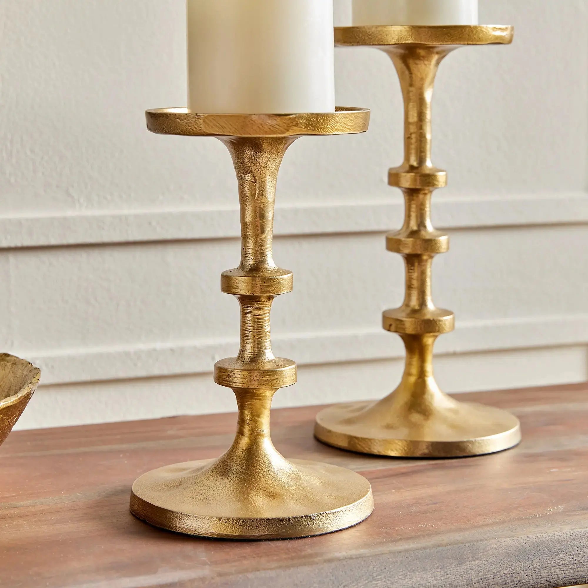 ABACUS PETITE CANDLE STANDS, SET OF 2 Villa Decor & Design