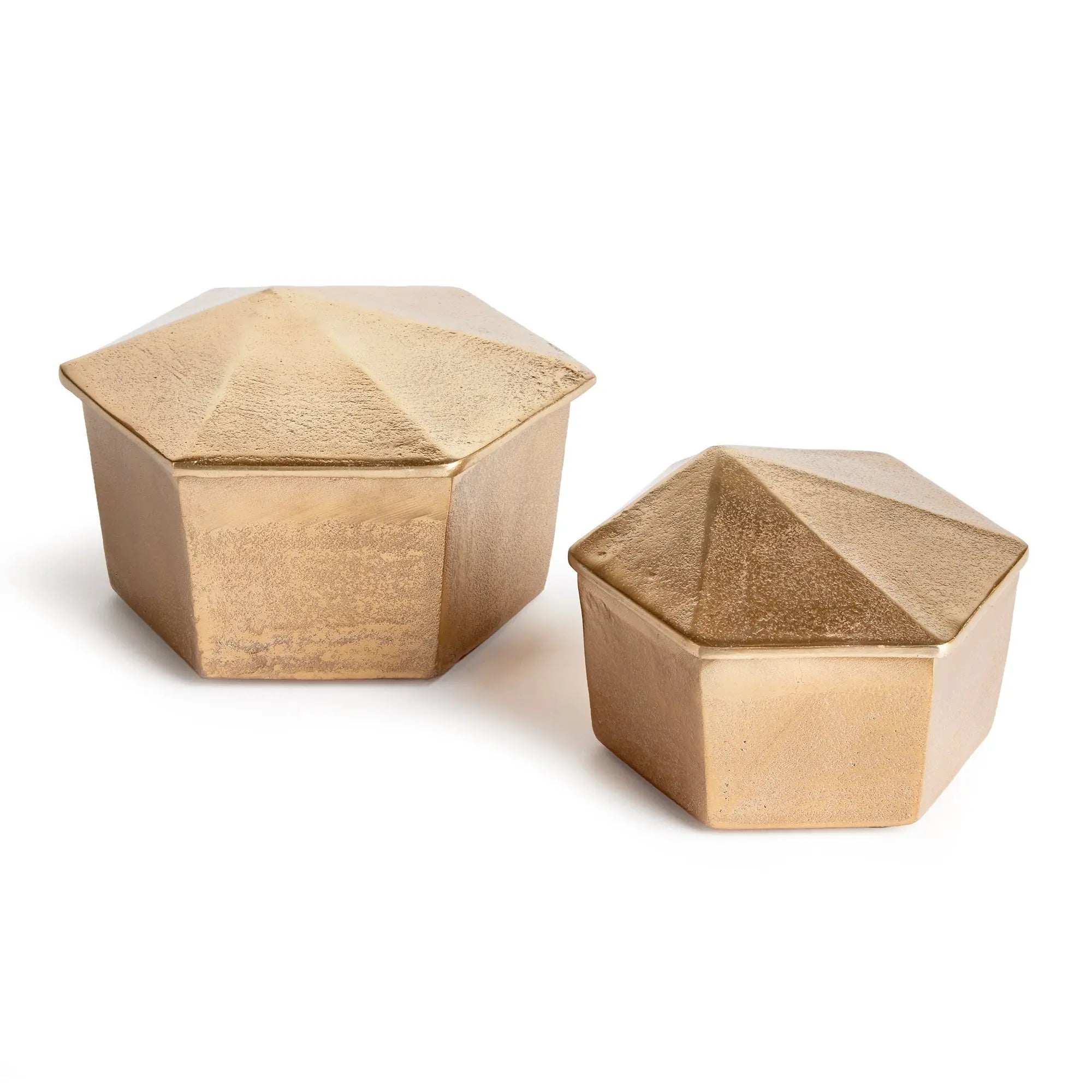 LUCA LIDDED BOXES, SET OF 2 Villa Decor & Design