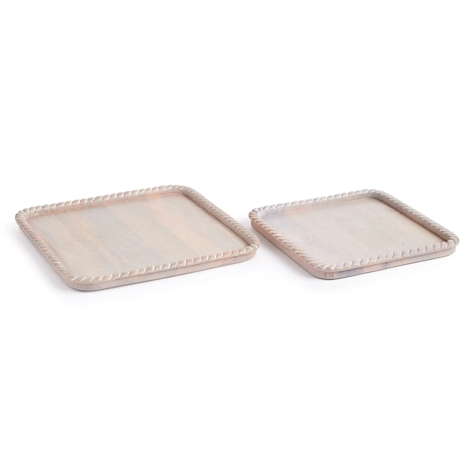 LANGLEY SQUARE TRAYS, SET OF 2 Villa Decor & Design