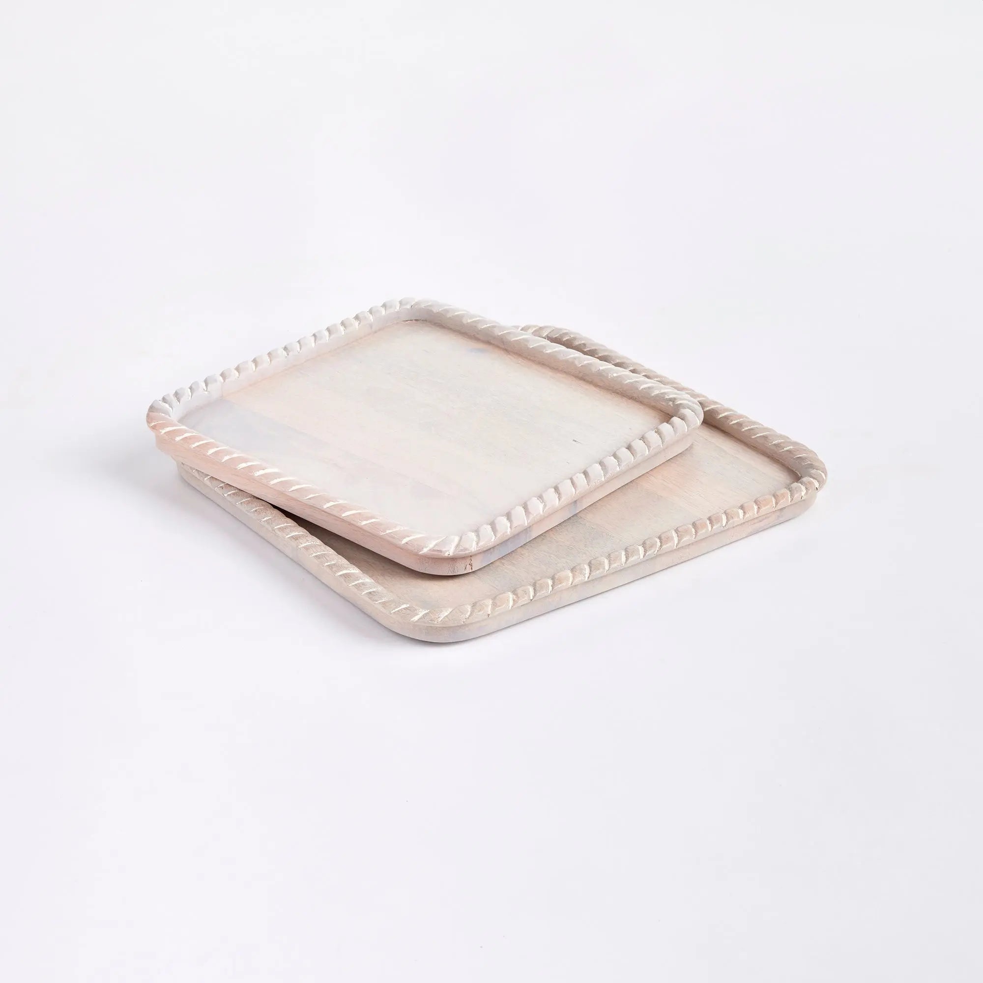 LANGLEY SQUARE TRAYS, SET OF 2 Villa Decor & Design