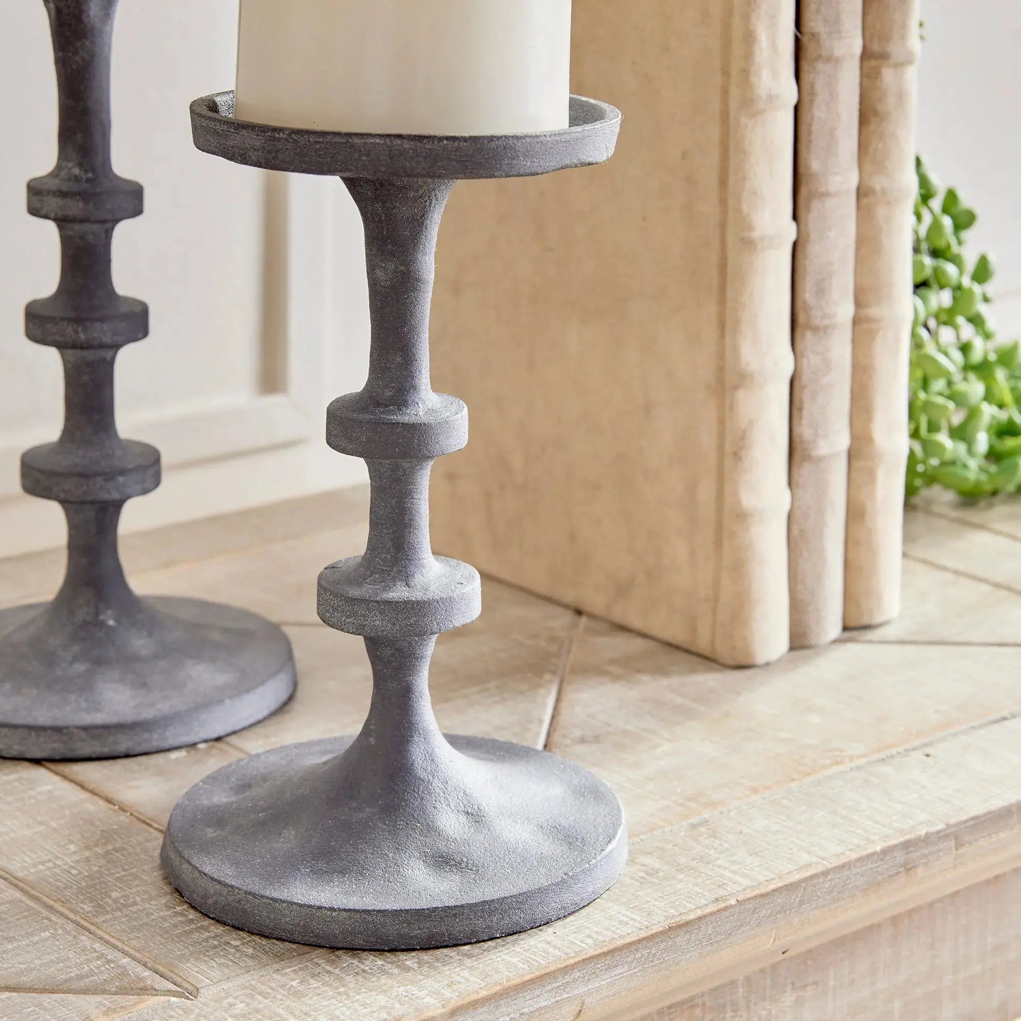 ABACUS PETITE CANDLE STANDS, SET OF 2 Villa Decor & Design