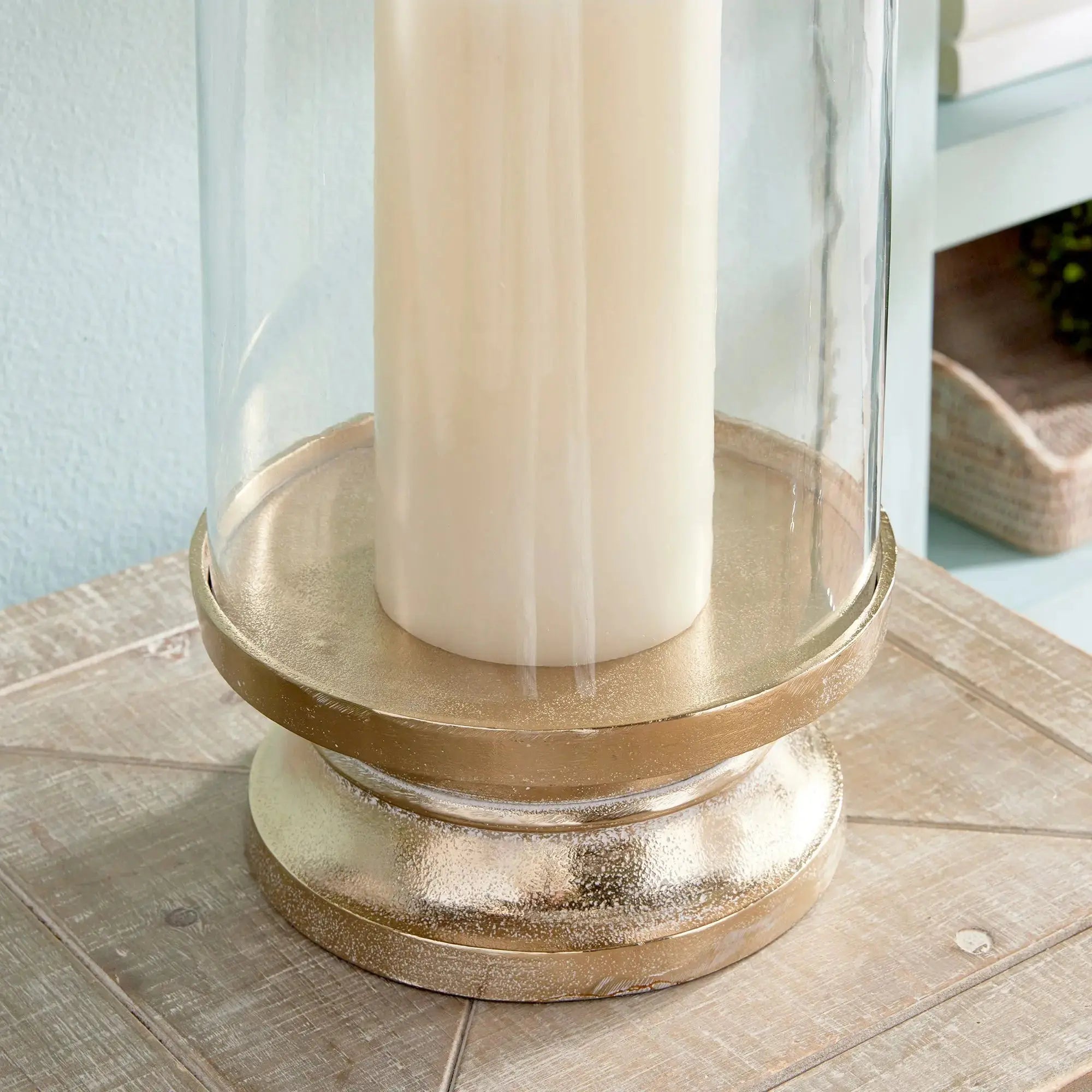 FLORENCE FOOTED HURRICANE LARGE Villa Decor & Design