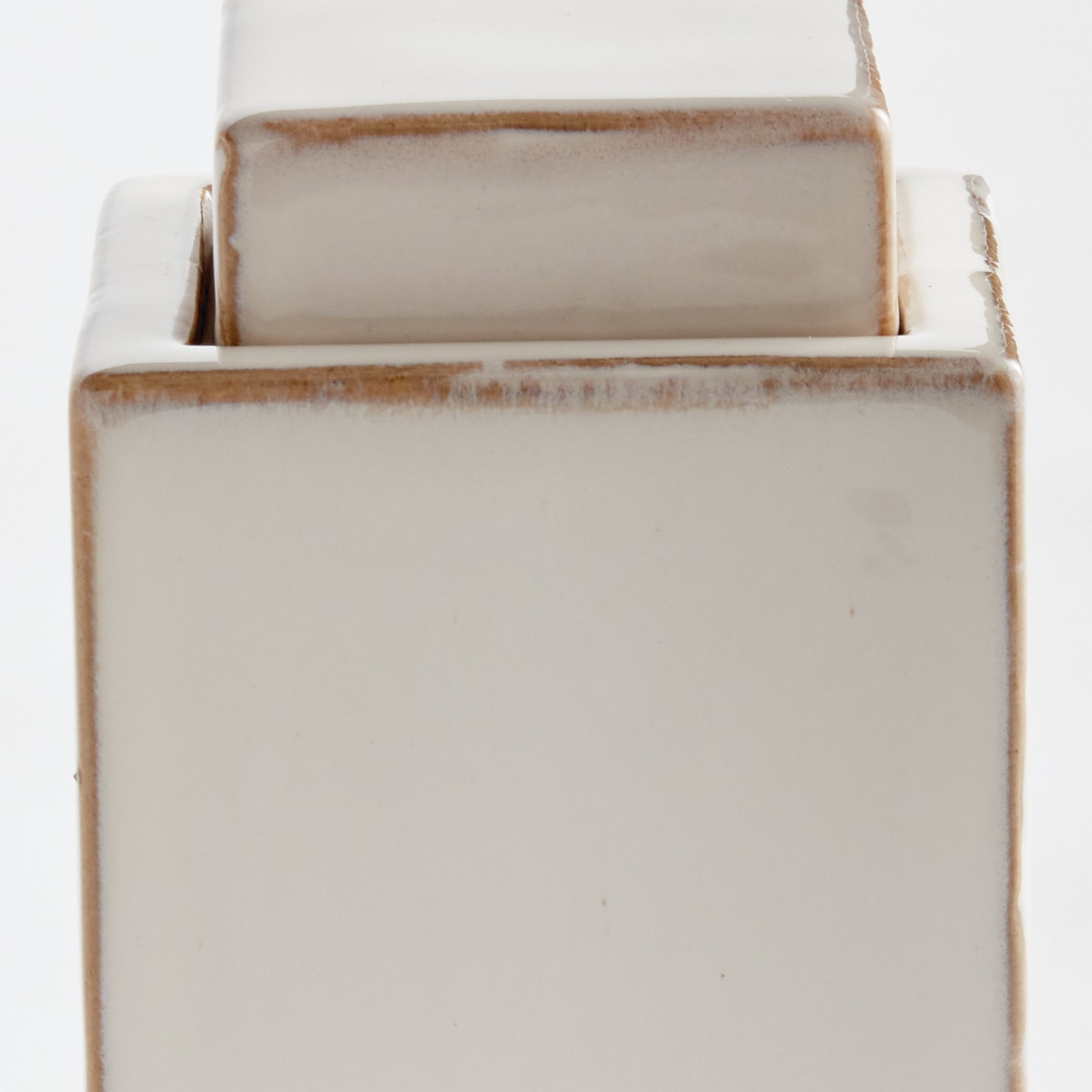 Ophelia Ceramic Lidded Jar – Cream or Blue | 4 Sizes