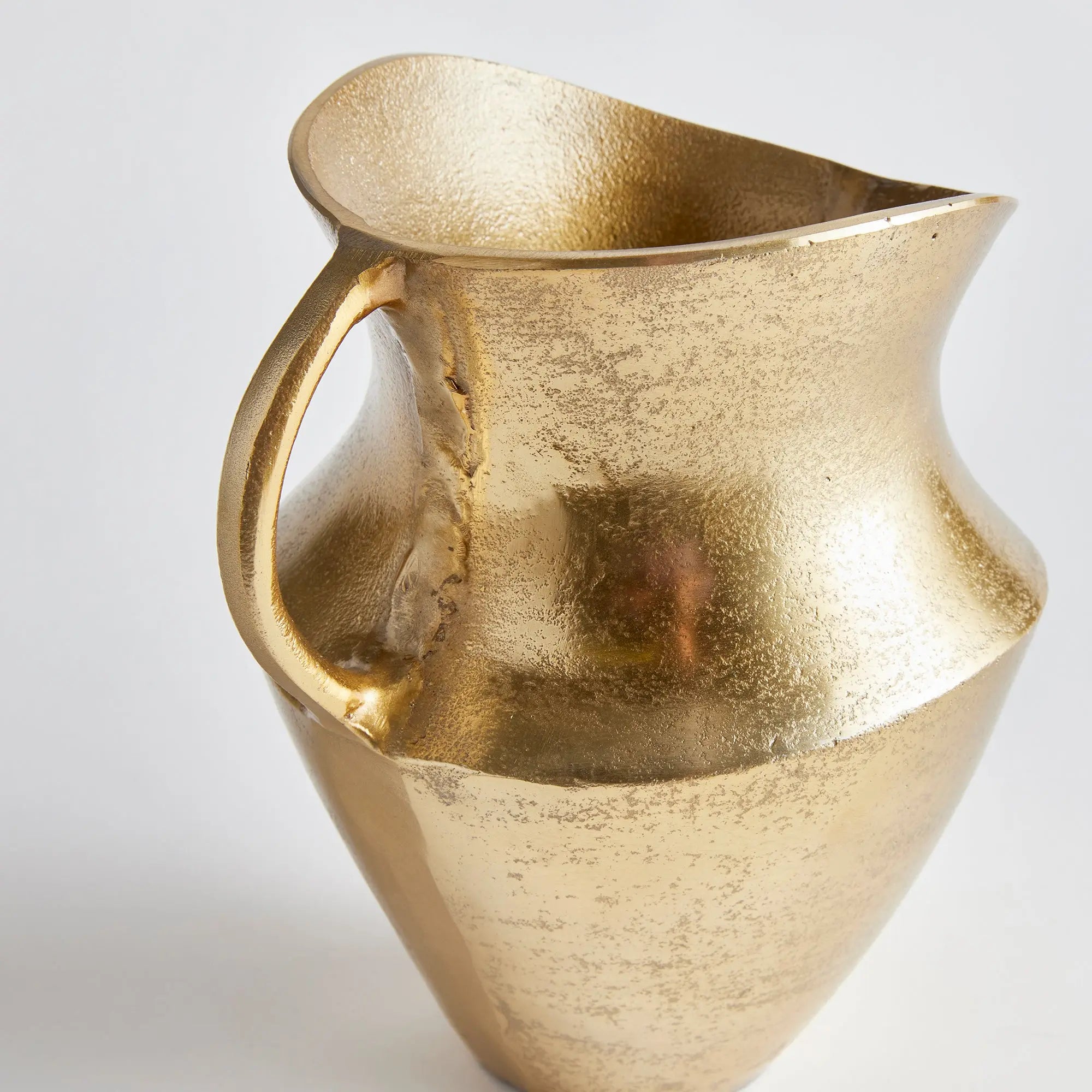 Elaina Decorative Pitcher | Multiple Sizes - Hand-Casted Textured Aluminum Napa Home & Garden