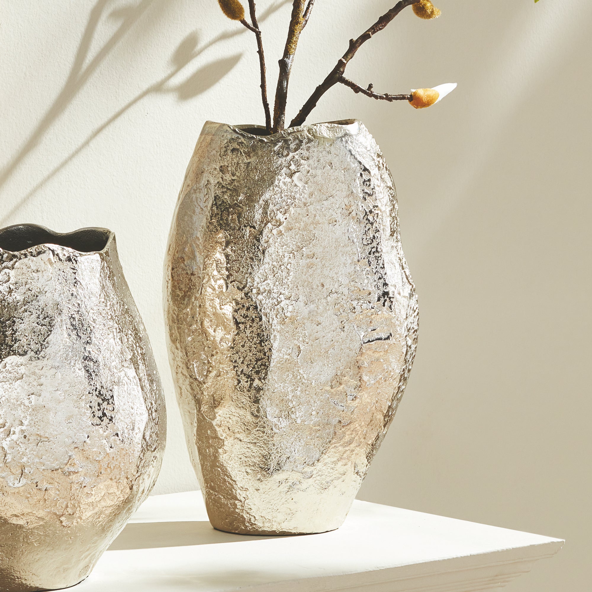 Harlin Tall Vase | Silver