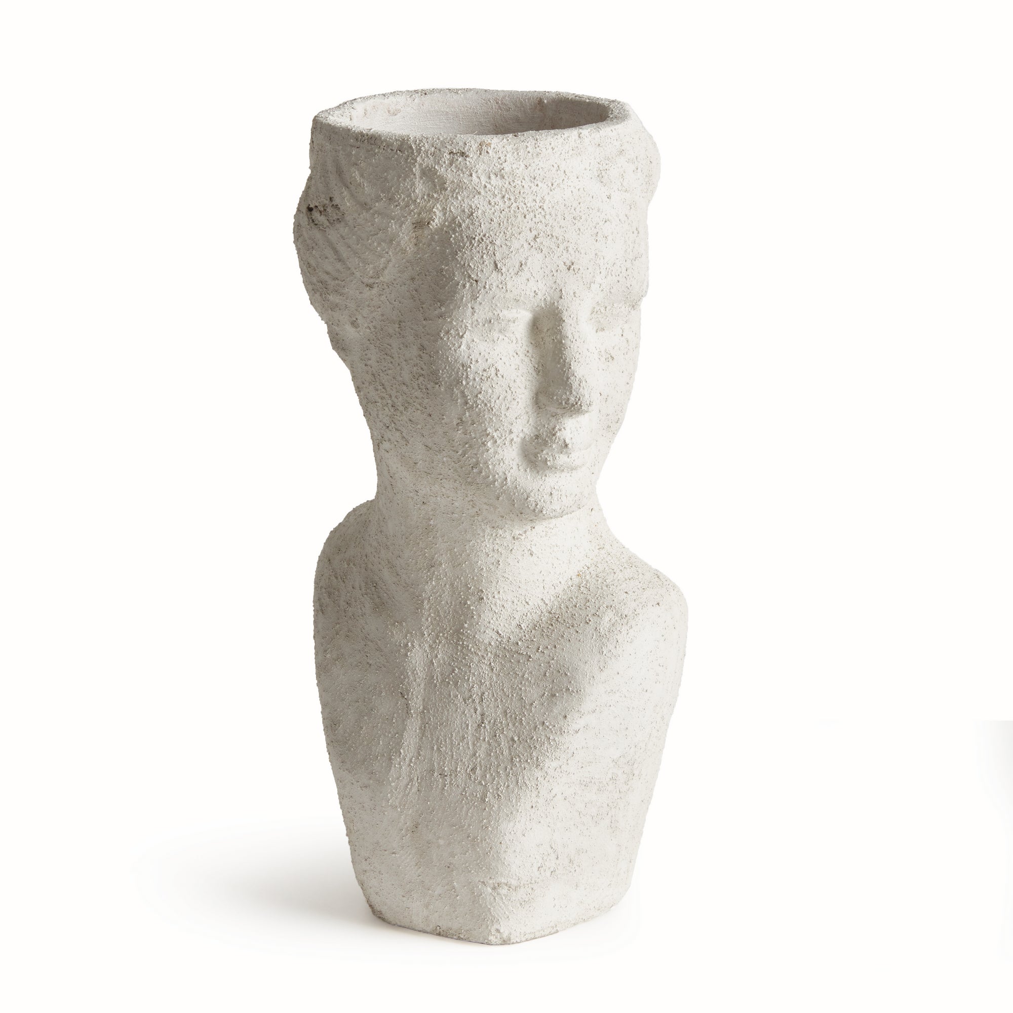 Weathered Garden Female Bust Planter
