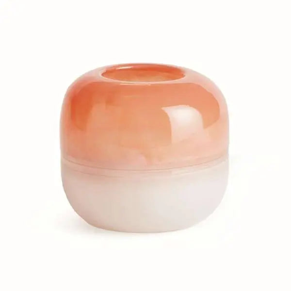 Melora Vase - Small or Large Melon Ombre Mouth-Blown Glass - Villa Decor & Design