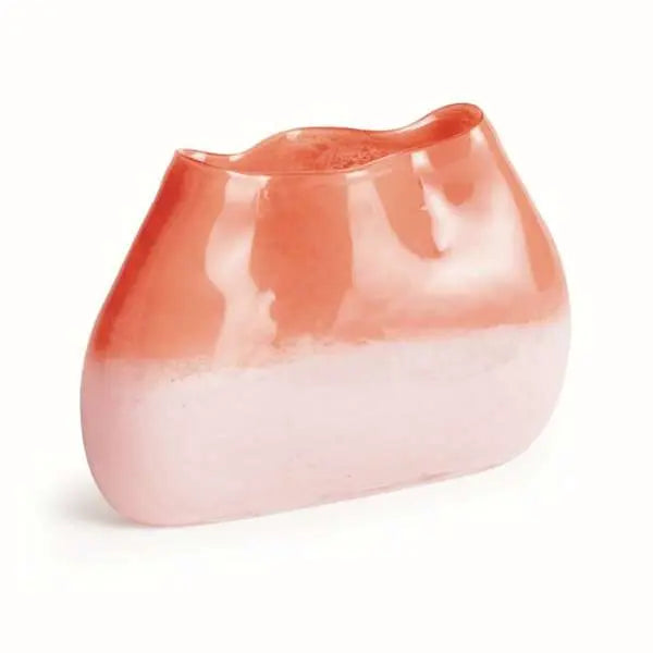 Malina Vase - Melon Ombre Mouth-Blown Glass (3 Styles) - Villa Decor & Design