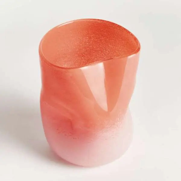 Malina Vase - Melon Ombre Mouth-Blown Glass (3 Styles) - Villa Decor & Design