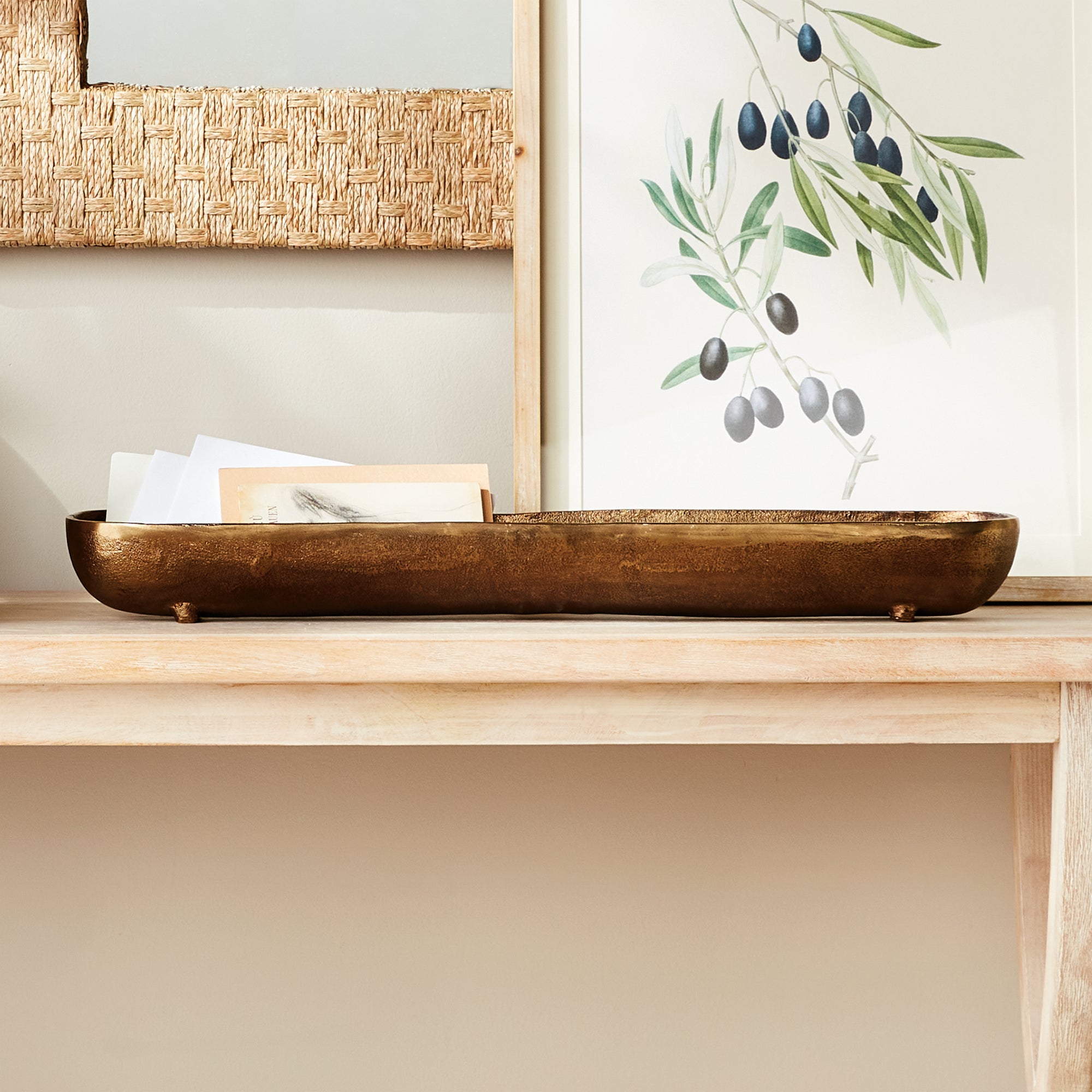 Brandon Narrow Decorative Bowl - LARGE