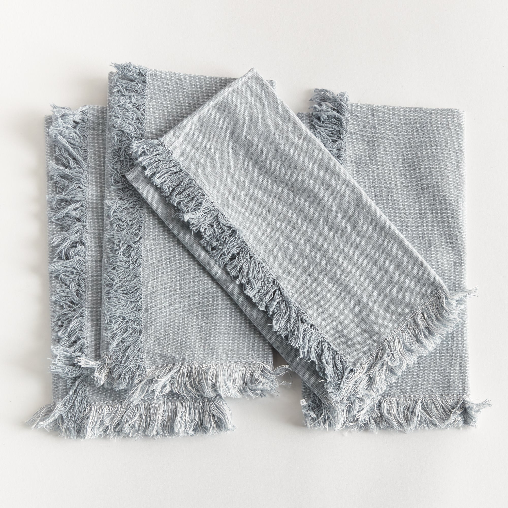 Aura Cotton Dinner Napkins - Set of 4 | Soft, Durable & Machine Washable