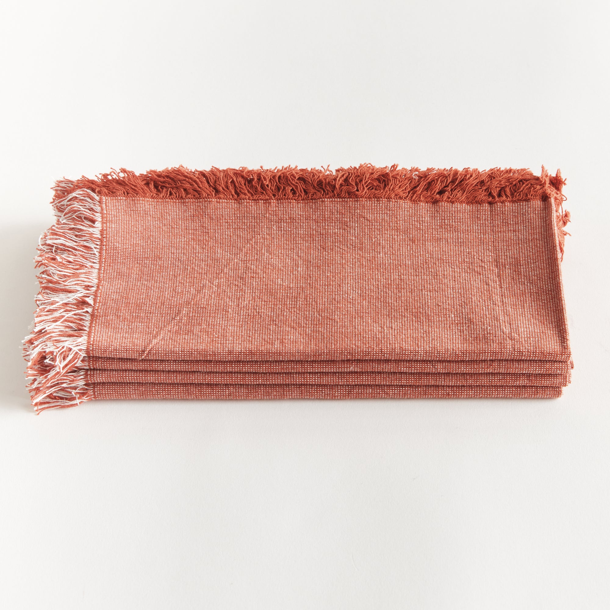 Aura Cotton Dinner Napkins - Set of 4 | Soft, Durable & Machine Washable