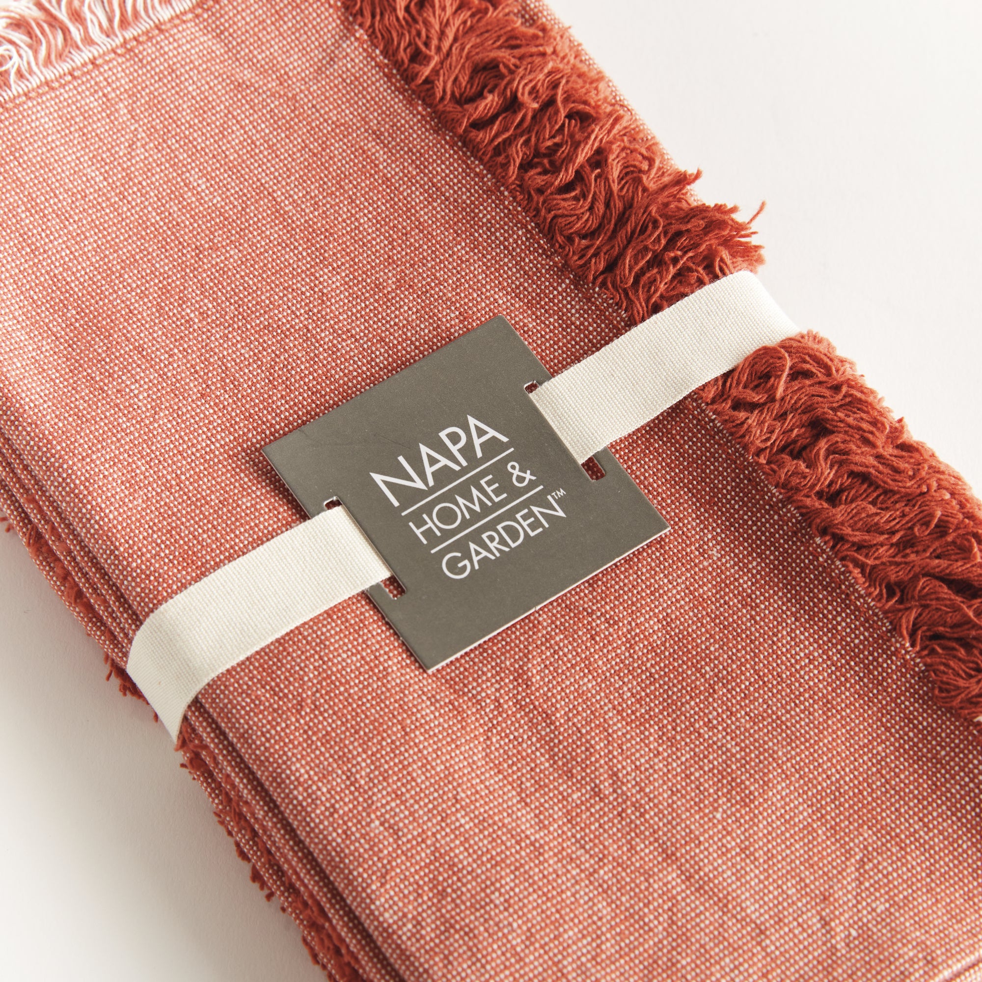 Aura Cotton Dinner Napkins - Set of 4 | Soft, Durable & Machine Washable