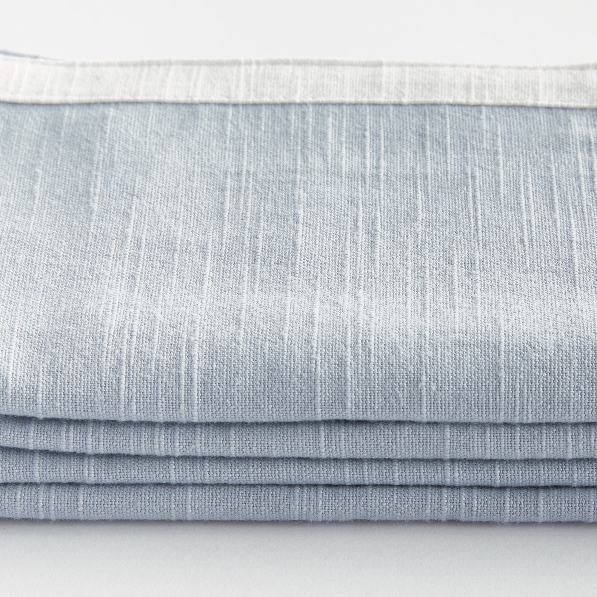 Paige Dinner Napkins (Blue/White), SET OF 4
